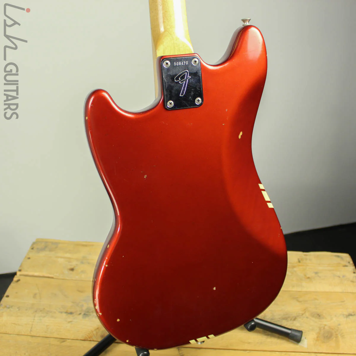 1973 1974 Fender Mustang Red with Competition Racing Stripes (DEMO VIDEO) - Image 9