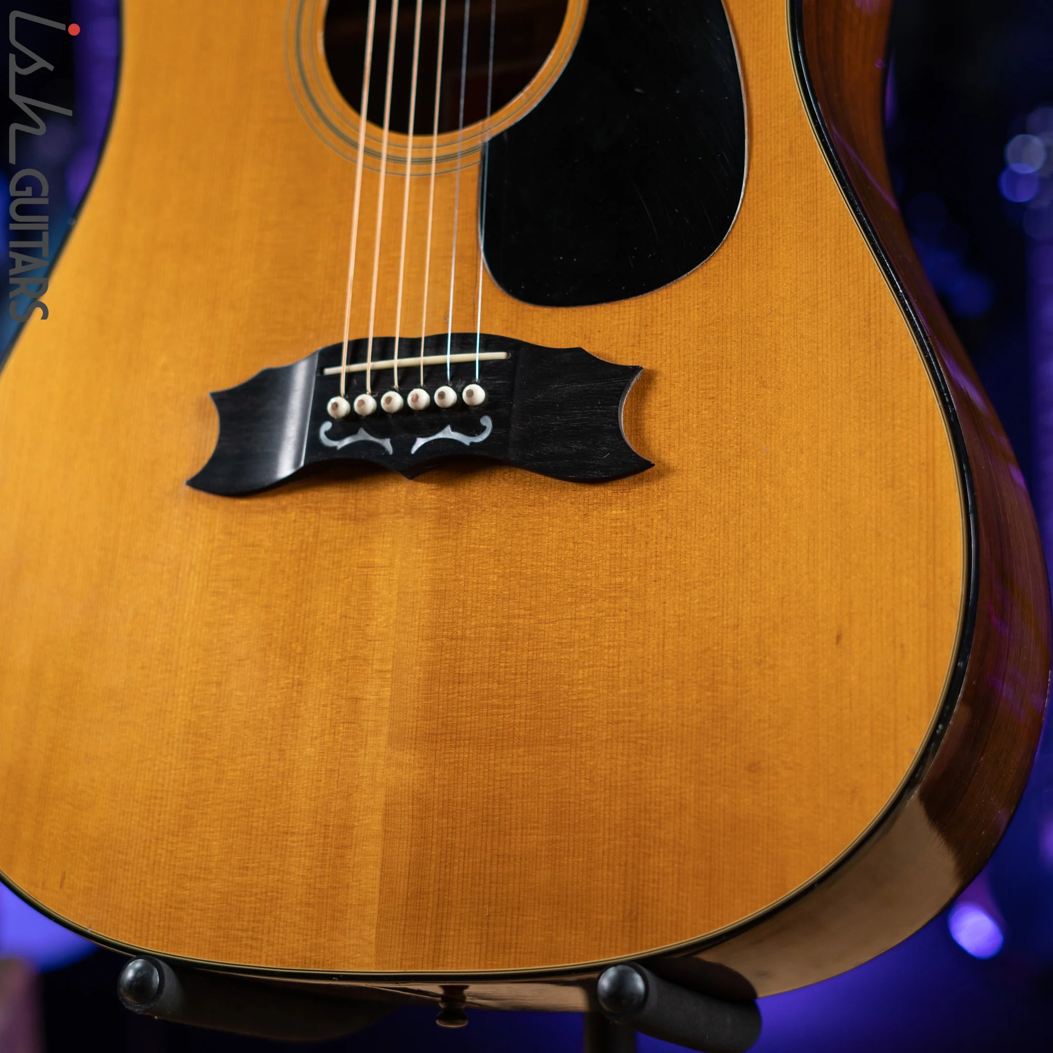 1974 Gibson Heritage Custom Acoustic Guitar Natural - Image 5