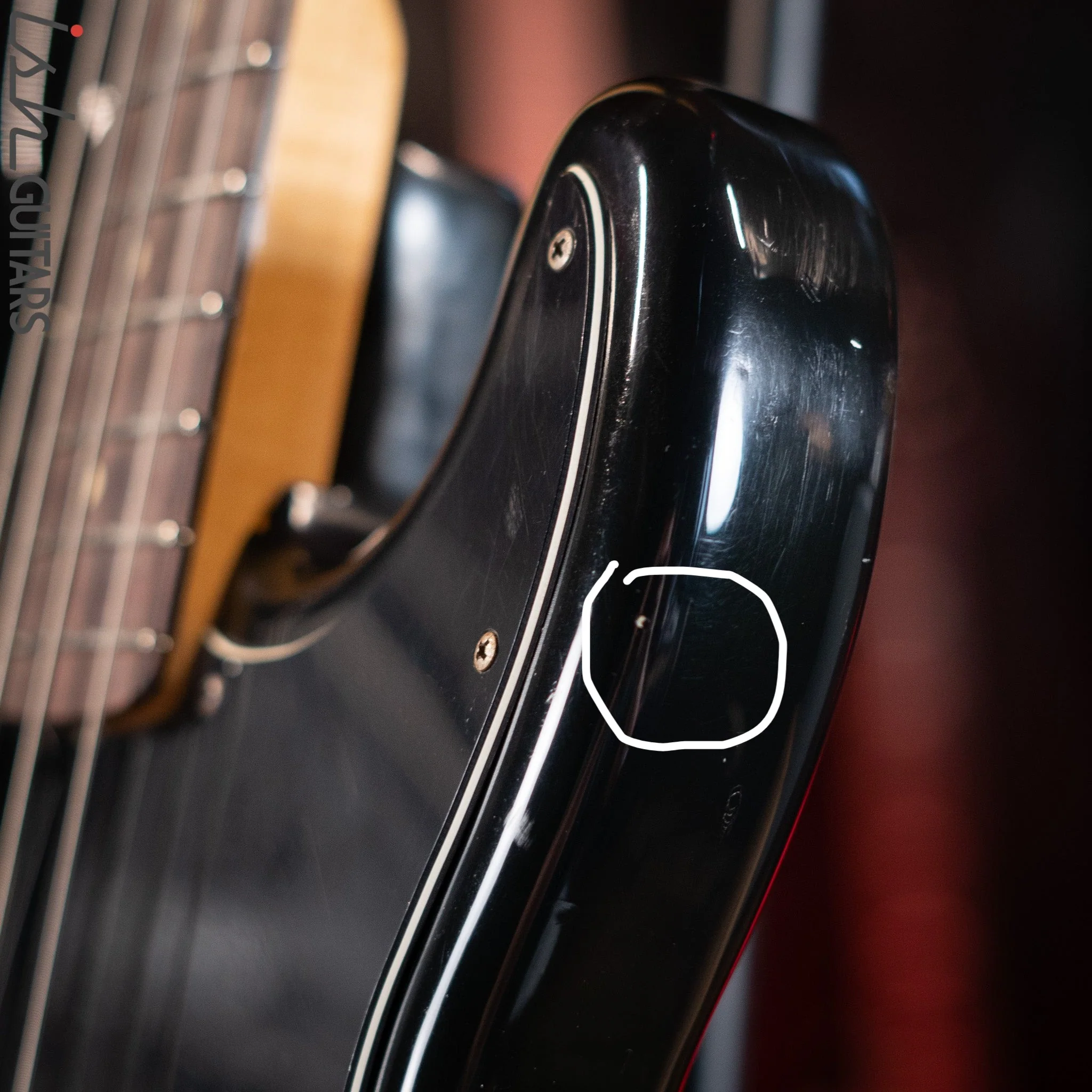 1976 Fender Precision Bass Black - Image 11