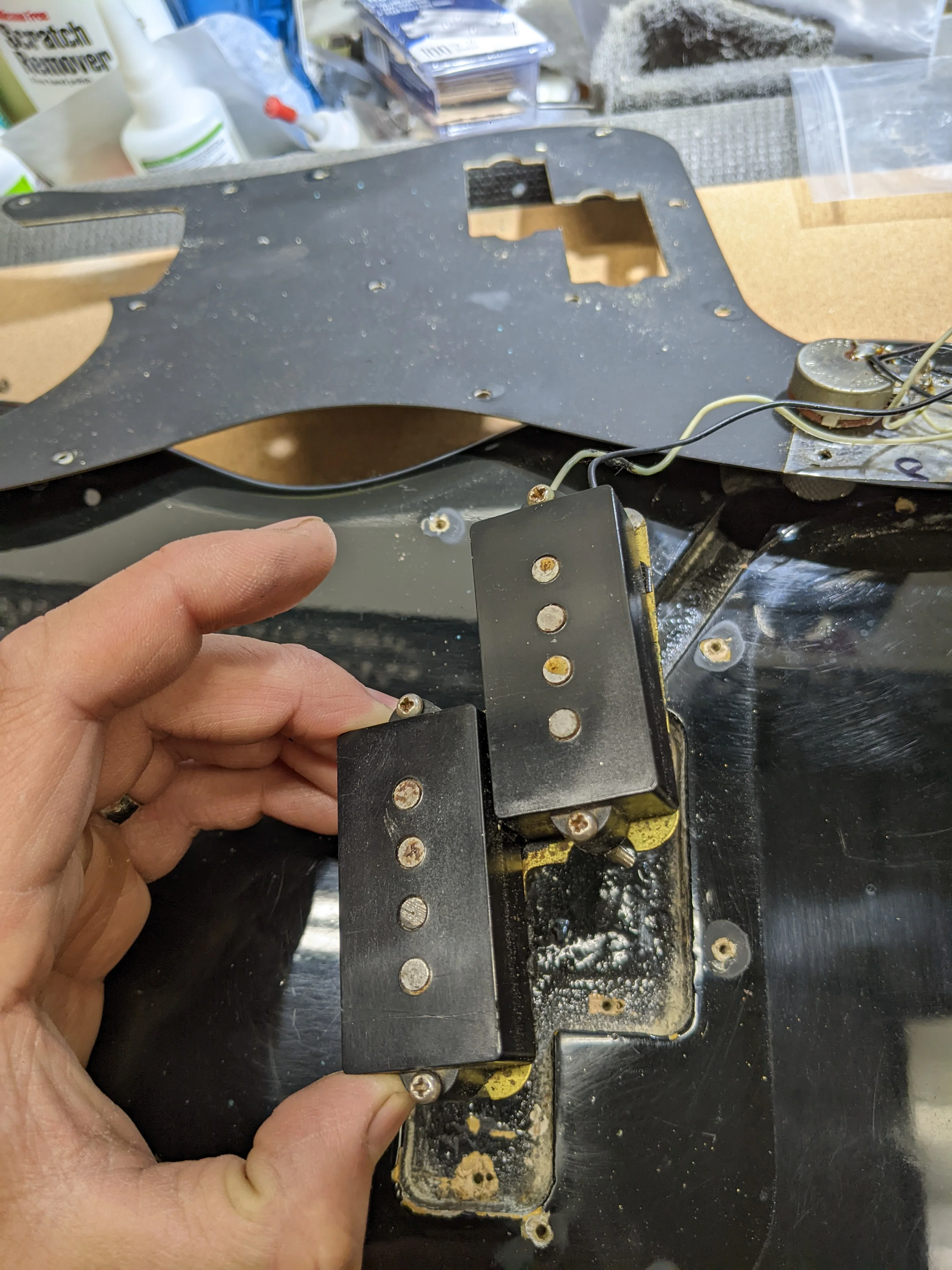 1976 Fender Precision Bass Black - Image 24