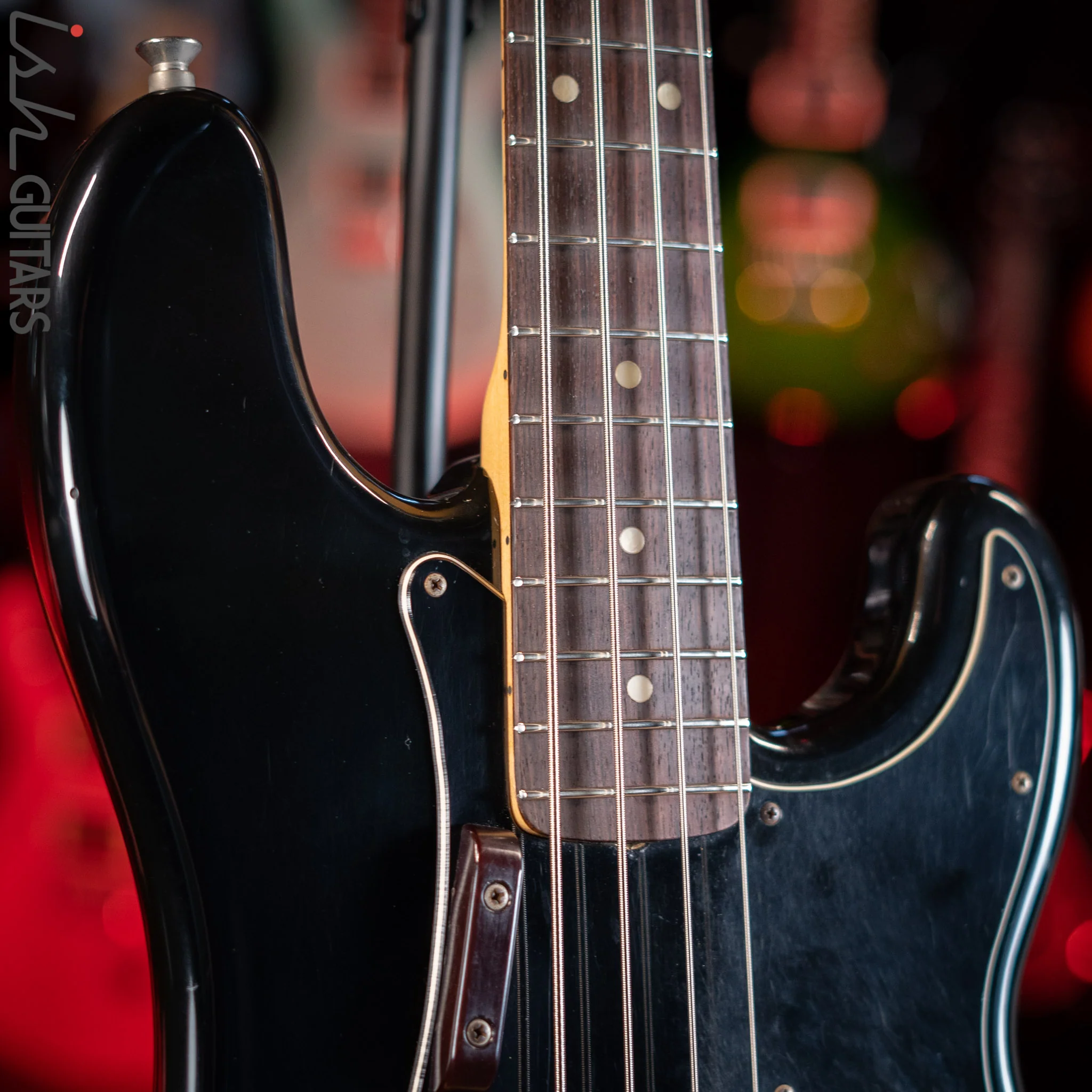 1976 Fender Precision Bass Black - Image 3