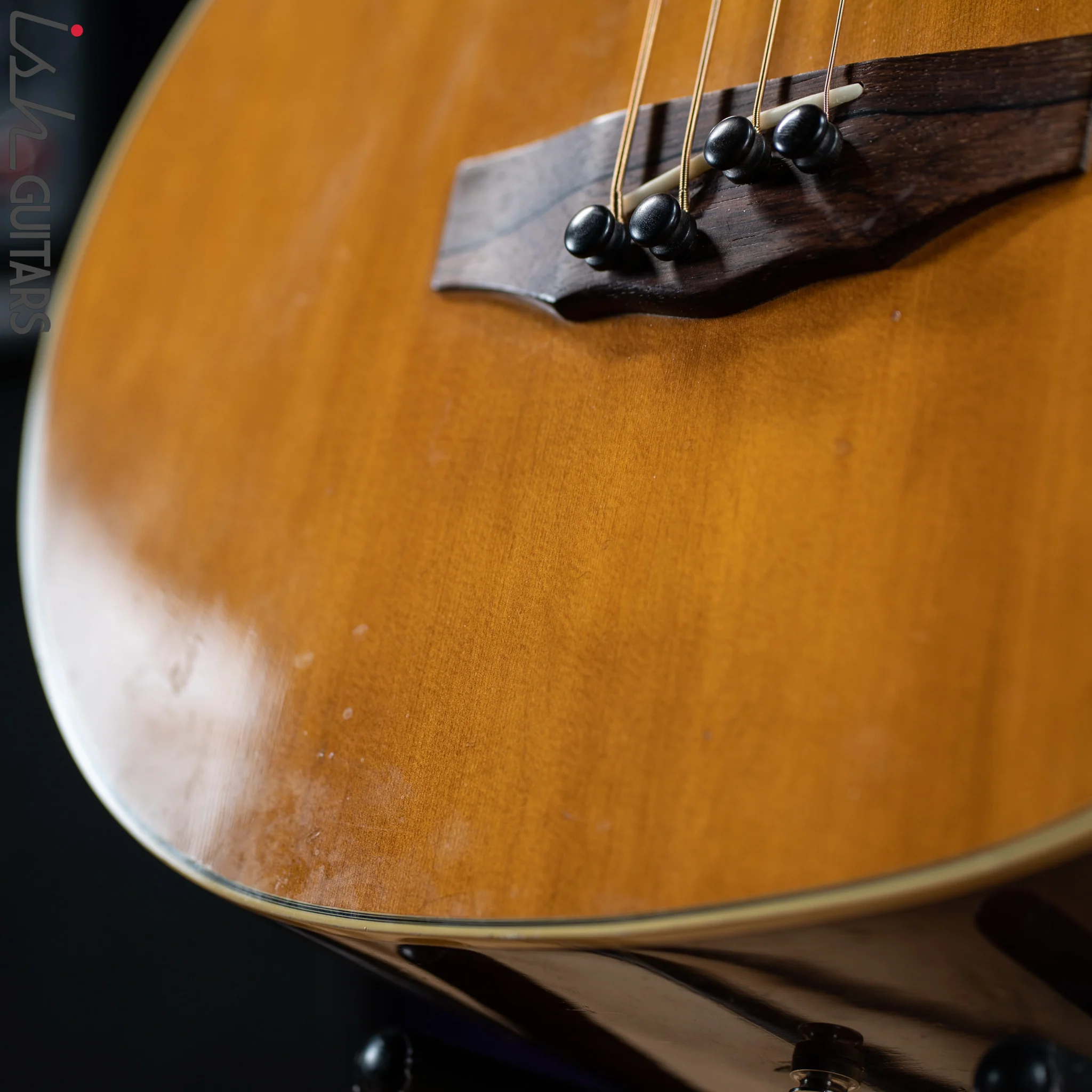 1976 Guild B5O NT Fretless Acoustic Bass Guitar Natural - Image 11