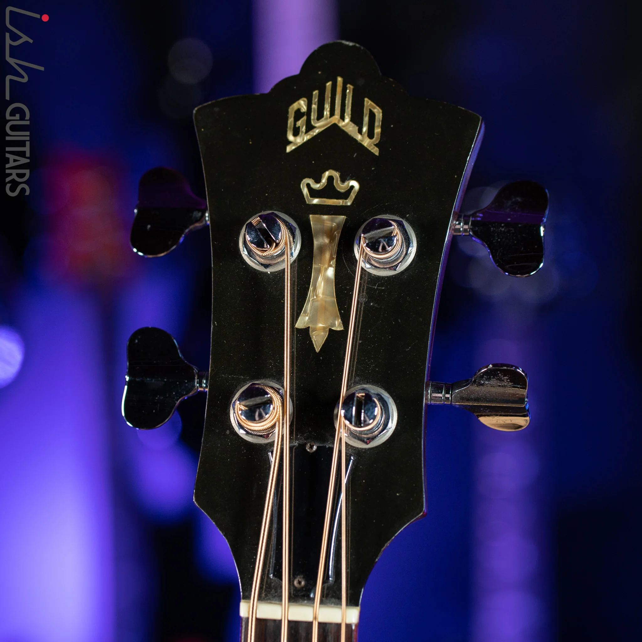 1976 Guild B5O NT Fretless Acoustic Bass Guitar Natural - Image 8