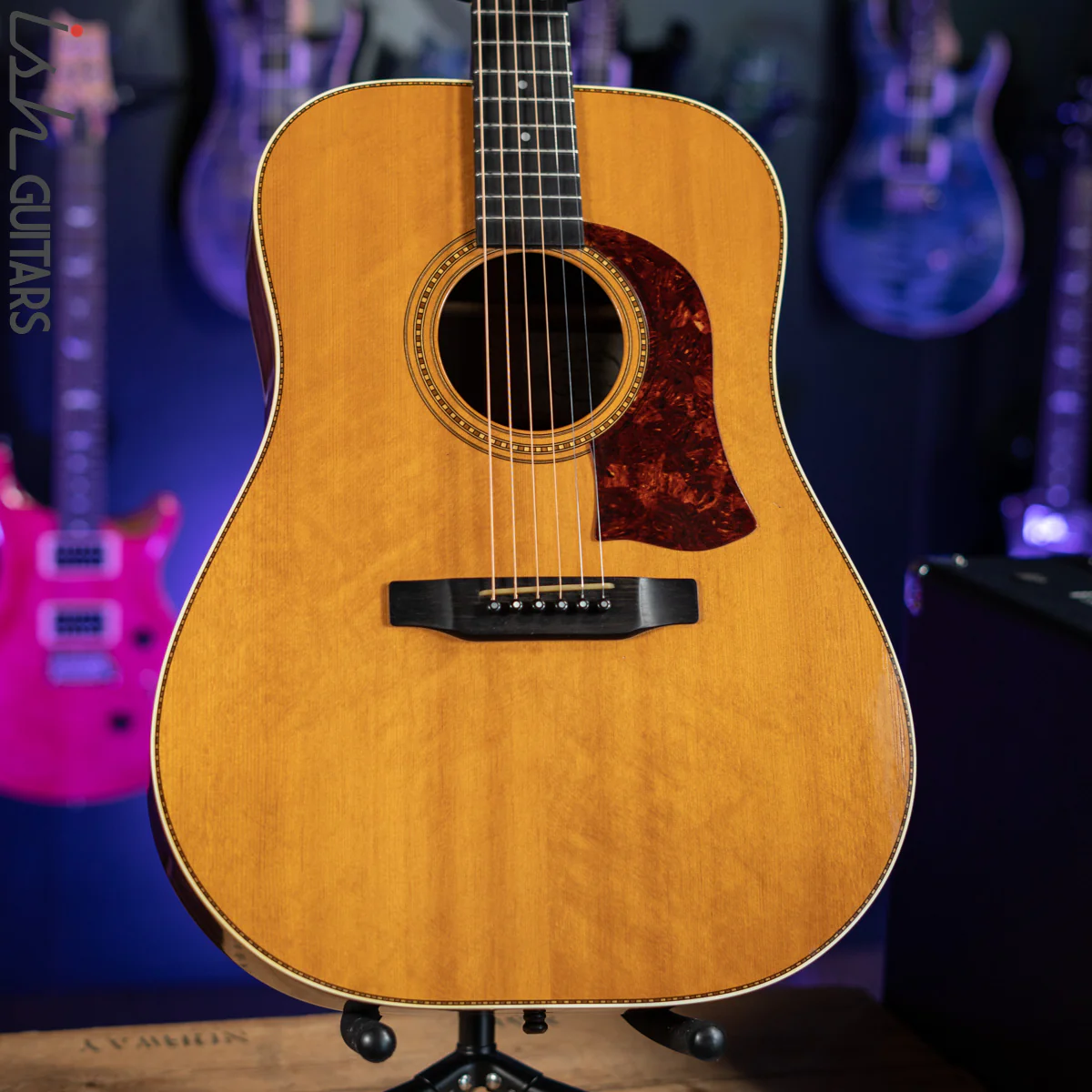 1976 Mossman Flint Hills Dreadnought Acoustic Guitar Natural