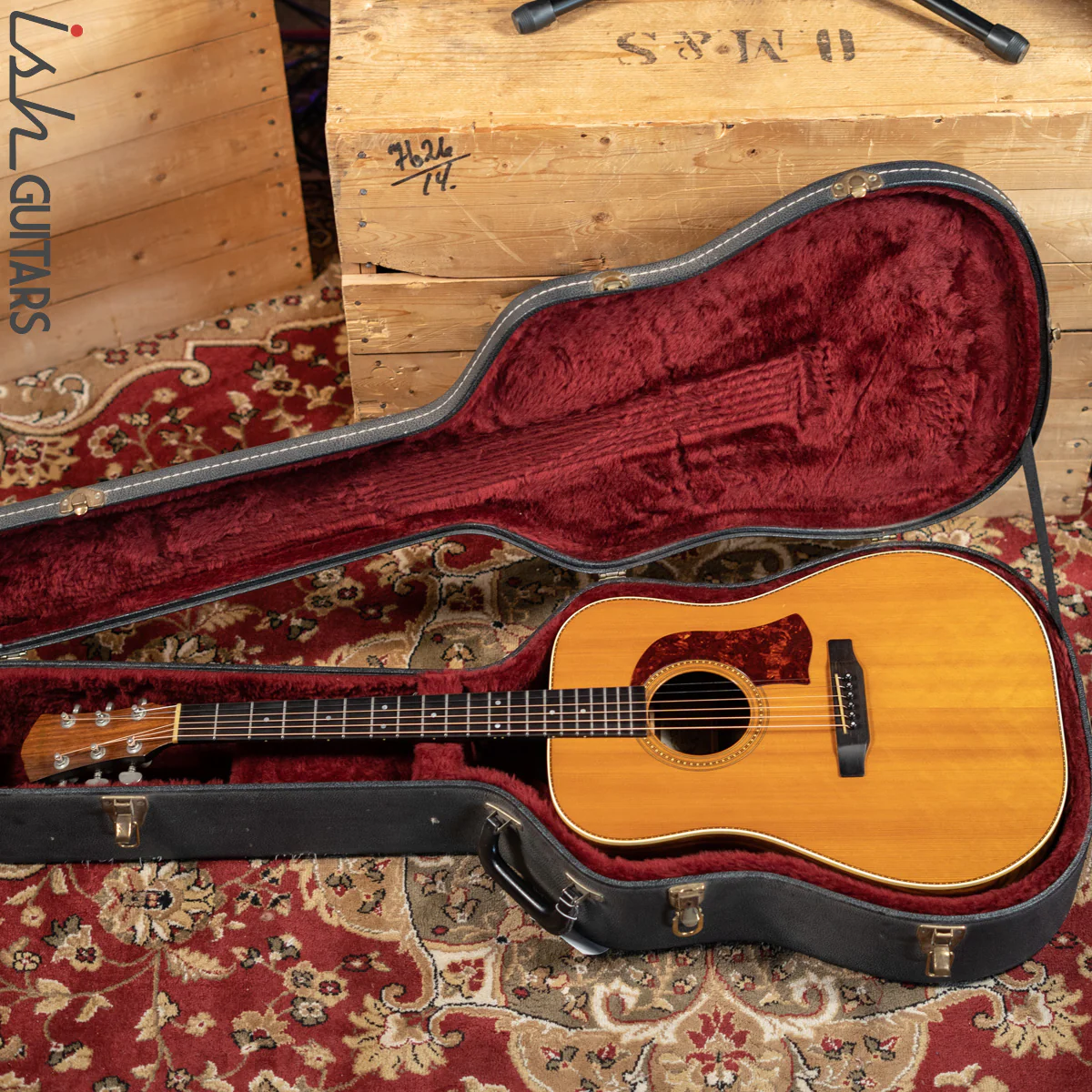 1976 Mossman Flint Hills Dreadnought Acoustic Guitar Natural - Image 19