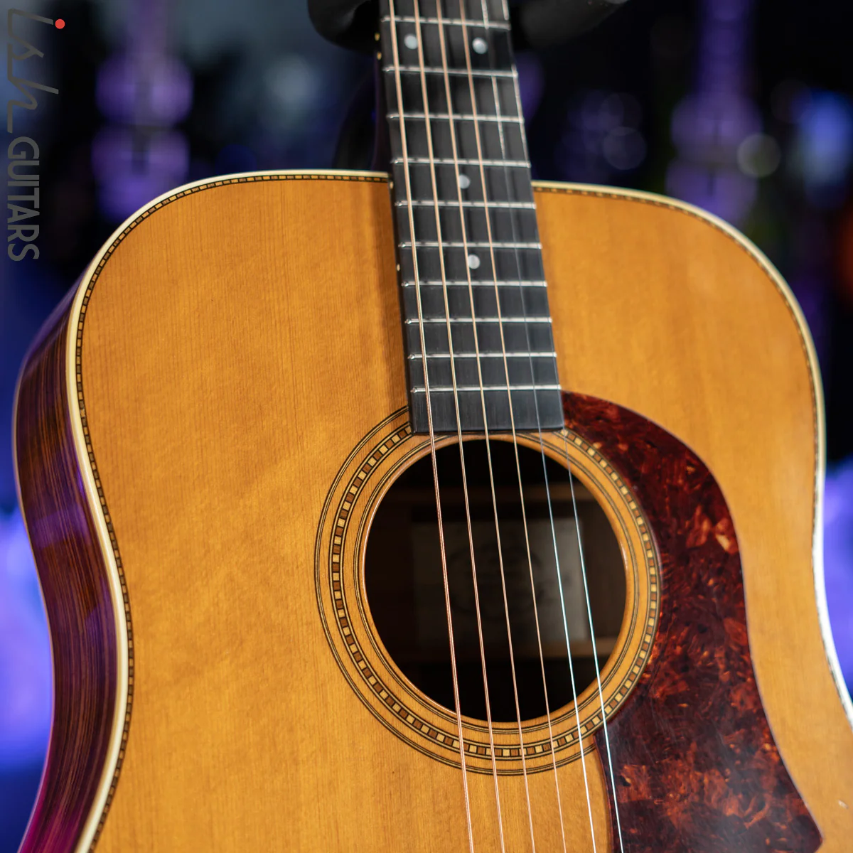 1976 Mossman Flint Hills Dreadnought Acoustic Guitar Natural - Image 5