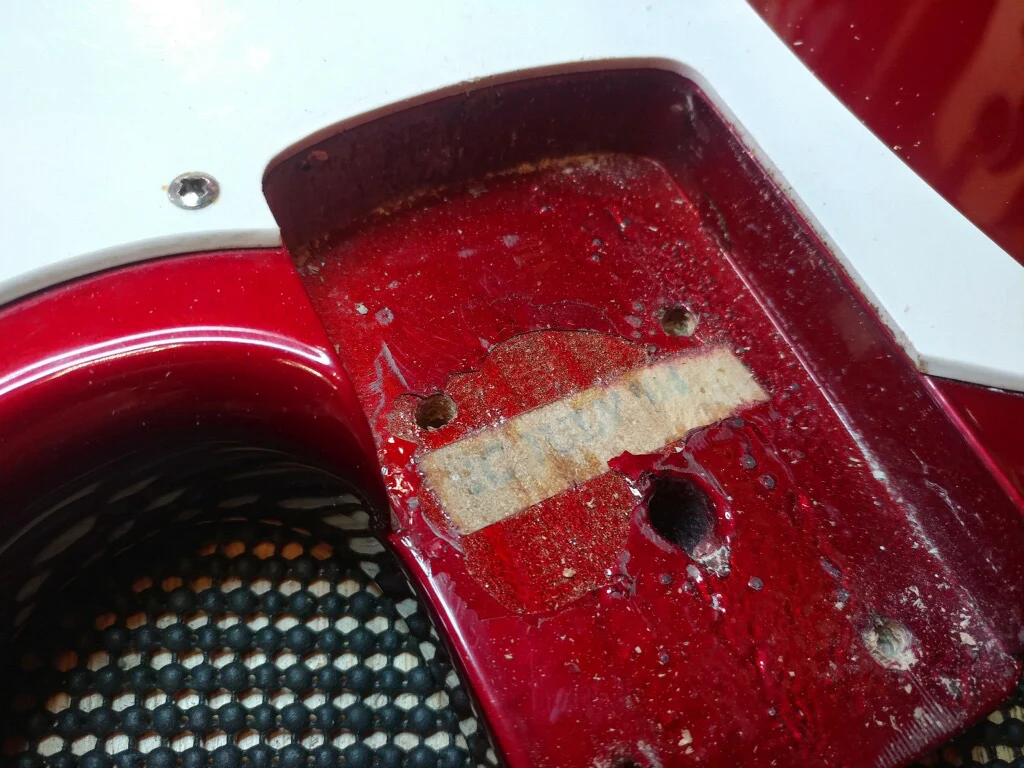 1977-1978 Fender Fretless P-Bass 2004 Body Candy Apple Red - Image 12