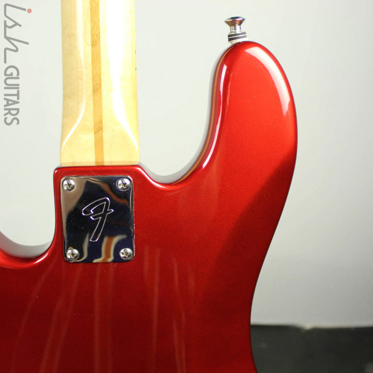 1977-1978 Fender Fretless P-Bass 2004 Body Candy Apple Red - Image 9