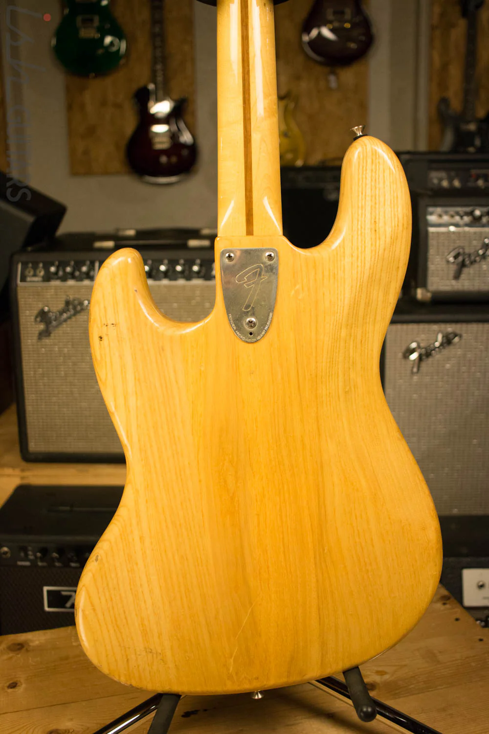 1976 Fender Jazz Bass Ash Natural Original - Image 10