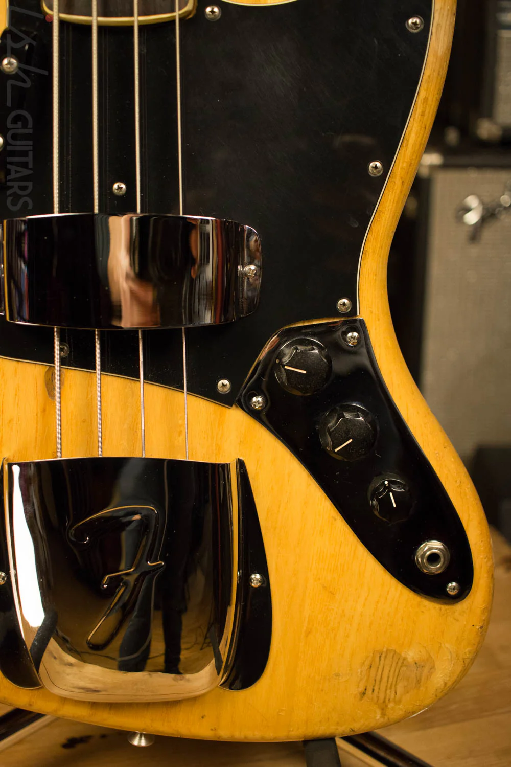 1976 Fender Jazz Bass Ash Natural Original - Image 7