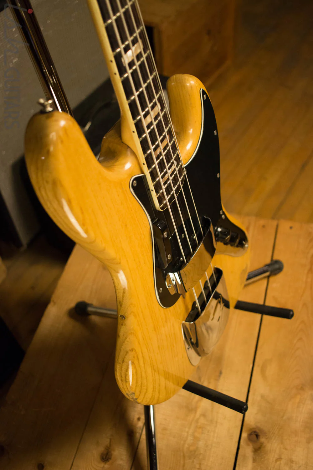 1976 Fender Jazz Bass Ash Natural Original - Image 9