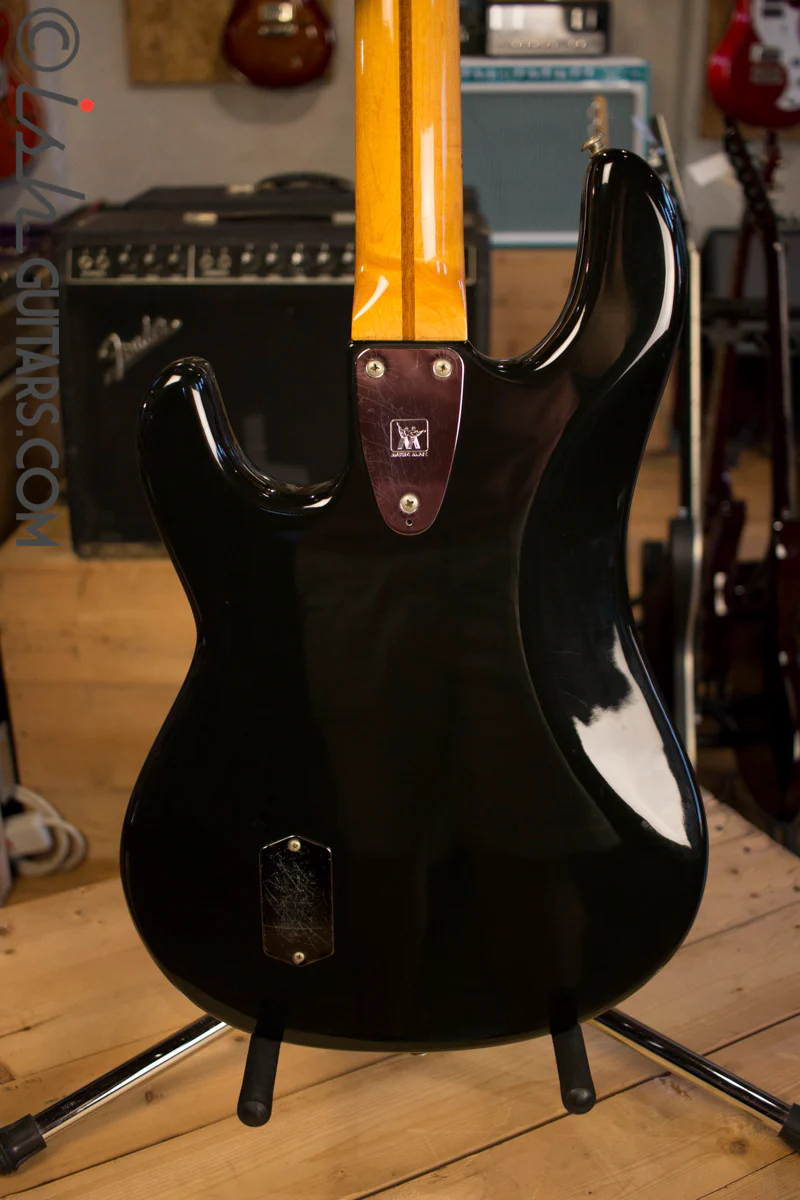 1978 Musicman Sabre Fretless HH Black with Case #45 - Image 7