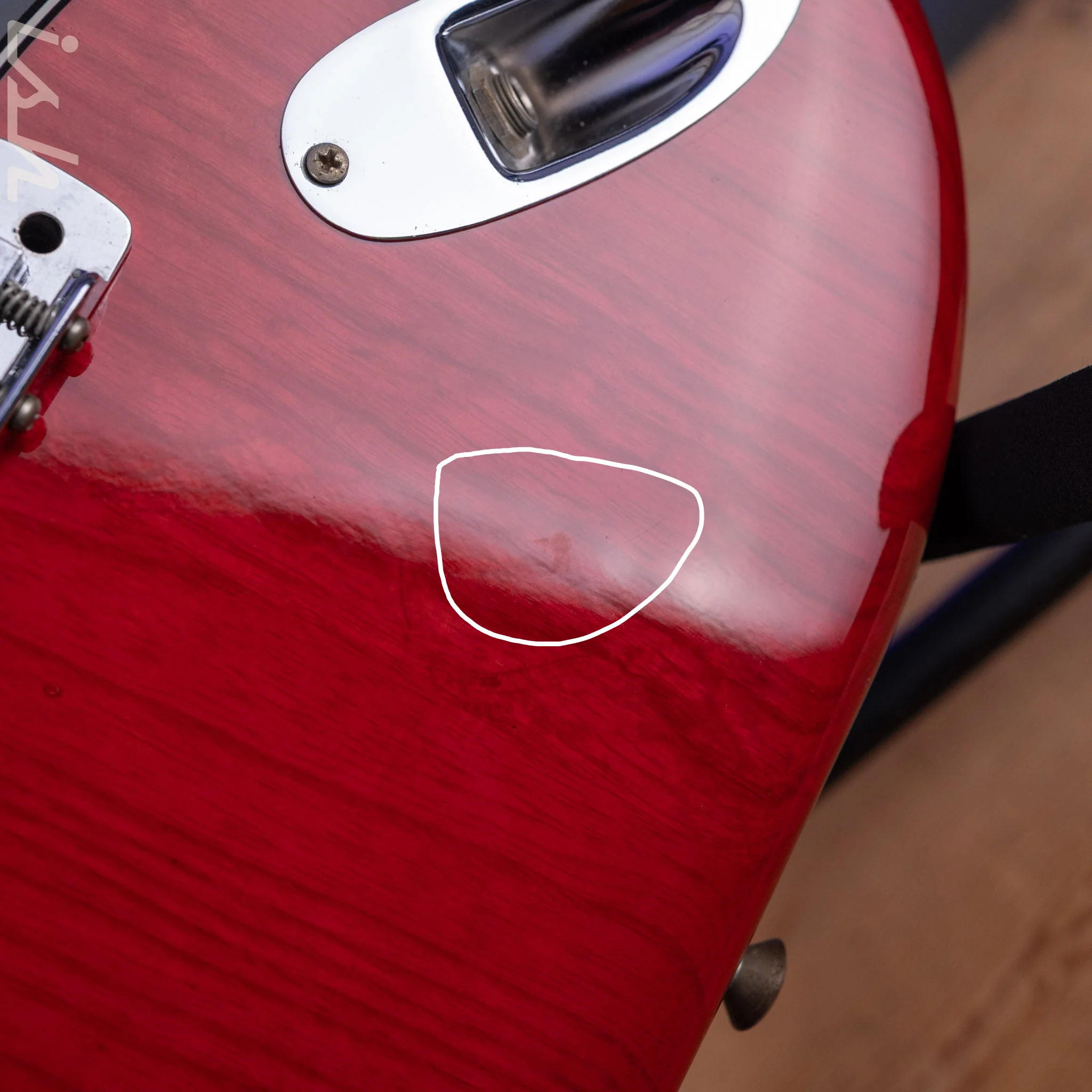 1979 Fender Stratocaster Transparent Red - Image 10