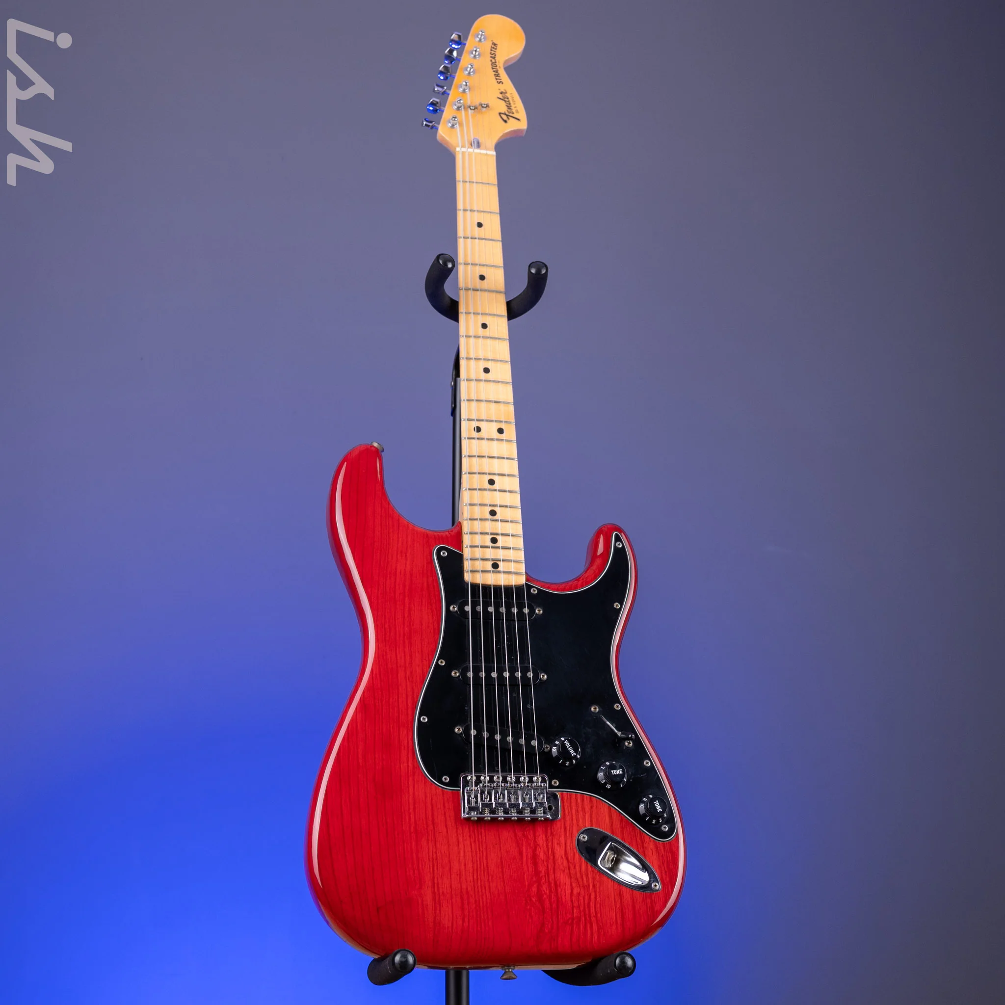 1979 Fender Stratocaster Transparent Red - Image 2