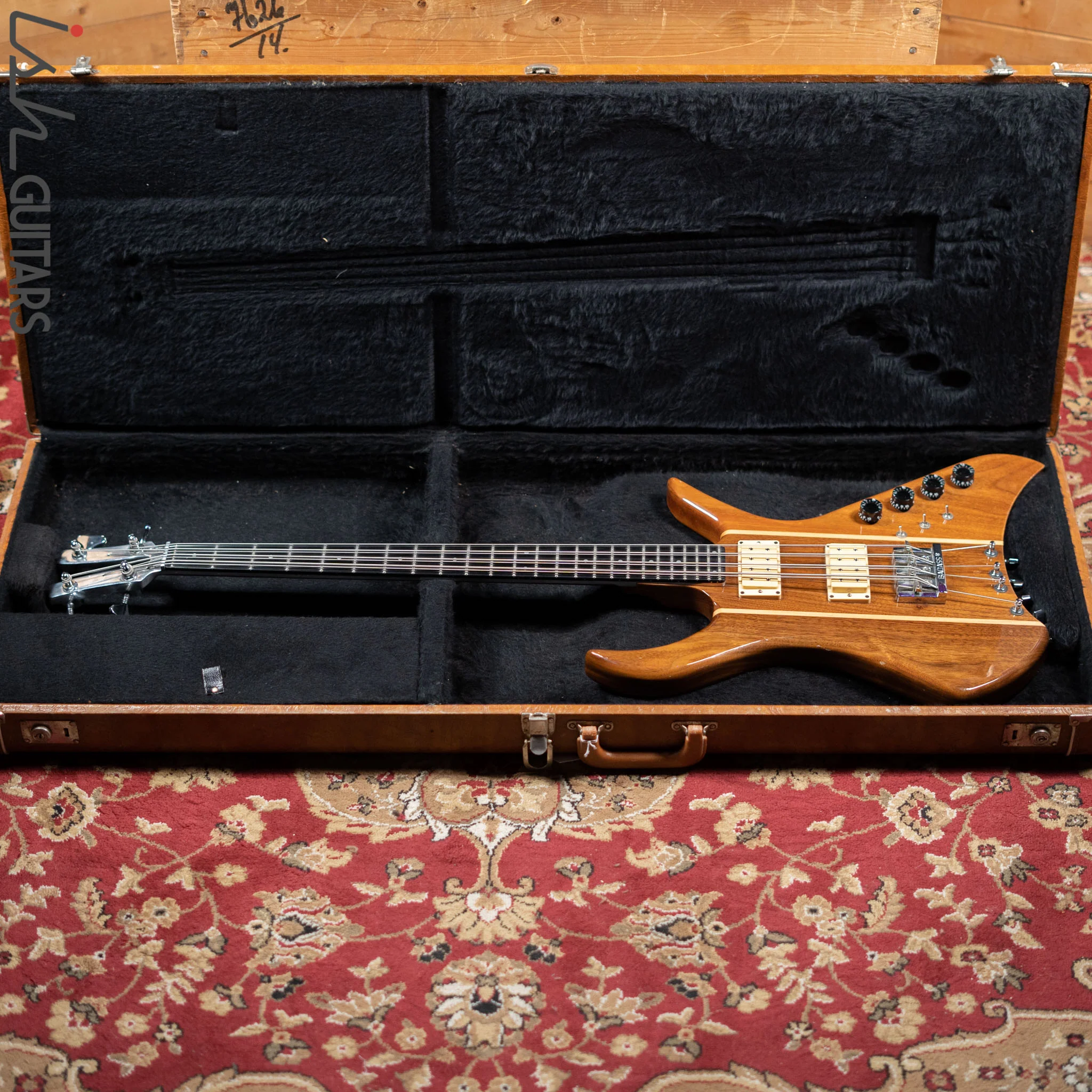 1980 Kramer XL-8 8-String Bass Natural Aluminum Neck - Image 24