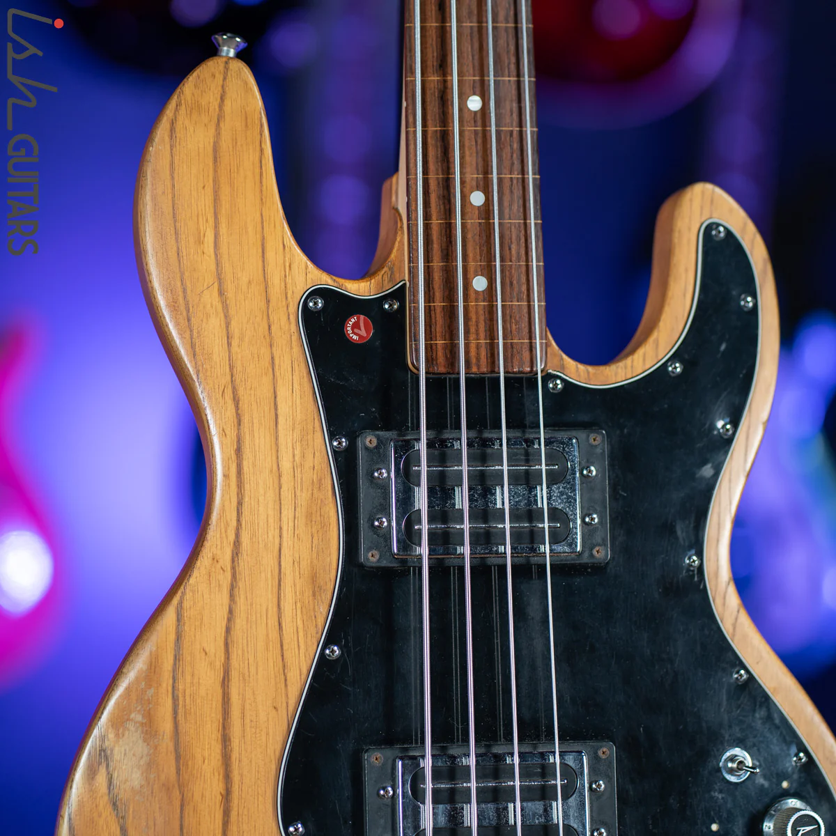 1980 Peavey T-40 FL Fretless Natural - Image 3