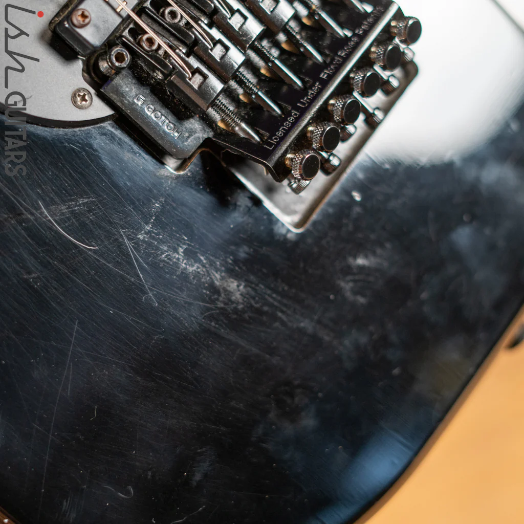 1980’s Casio PG-380 Synthesizer Guitar Black - Image 10