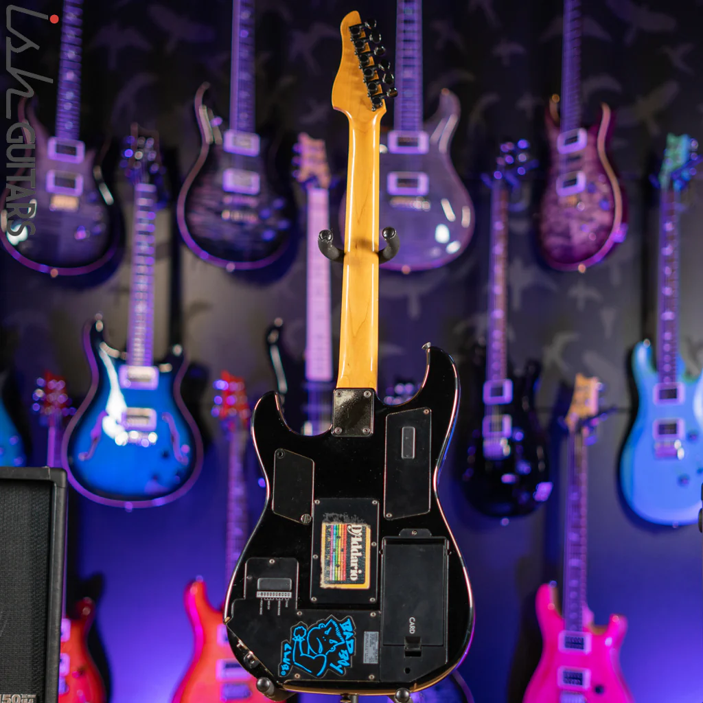 1980’s Casio PG-380 Synthesizer Guitar Black - Image 13