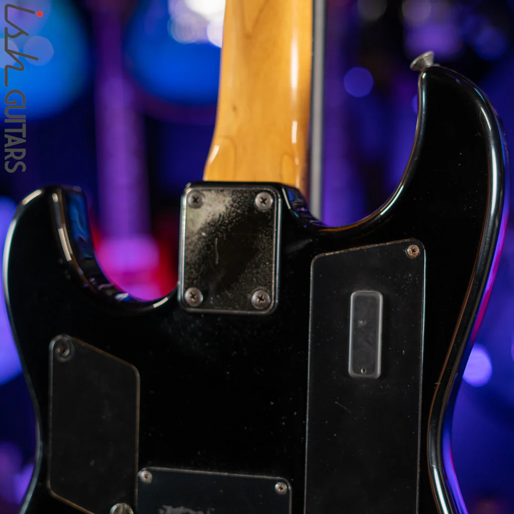 1980’s Casio PG-380 Synthesizer Guitar Black - Image 15