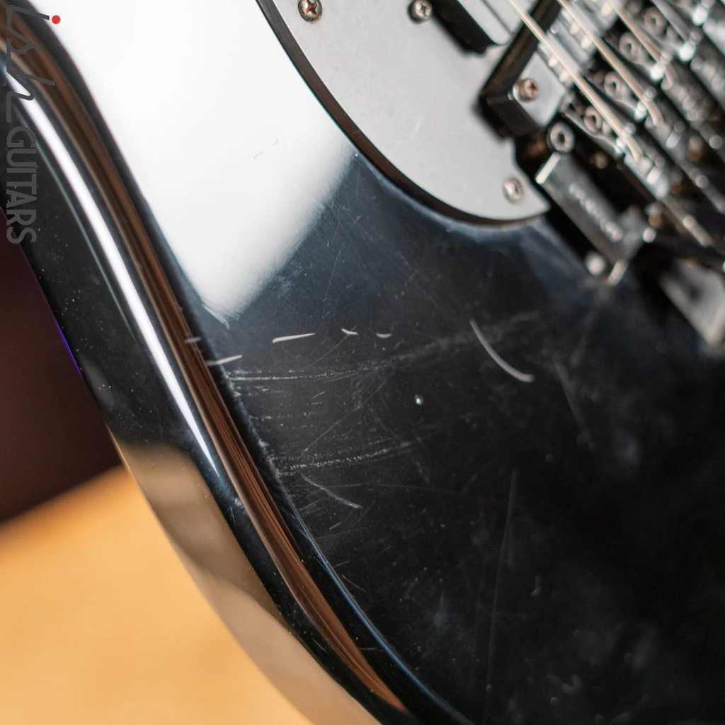 1980’s Casio PG-380 Synthesizer Guitar Black - Image 9