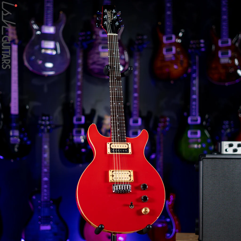 1981 Hamer Sunburst Opaque Red - Image 2
