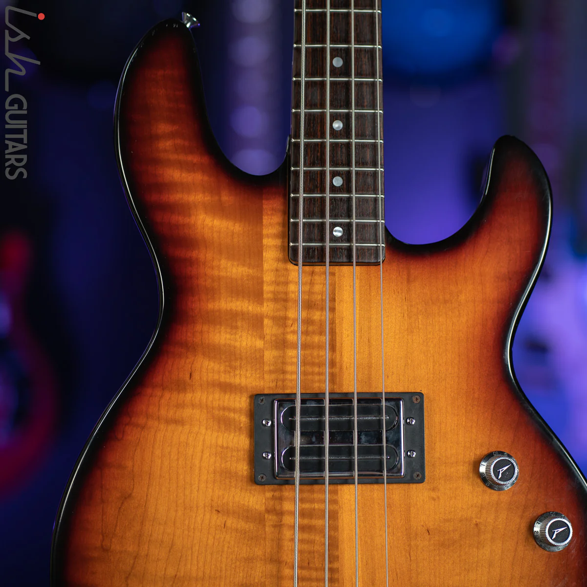 1982-1983 Peavey T-45 Sunburst Bass w/ OHSC - Image 3