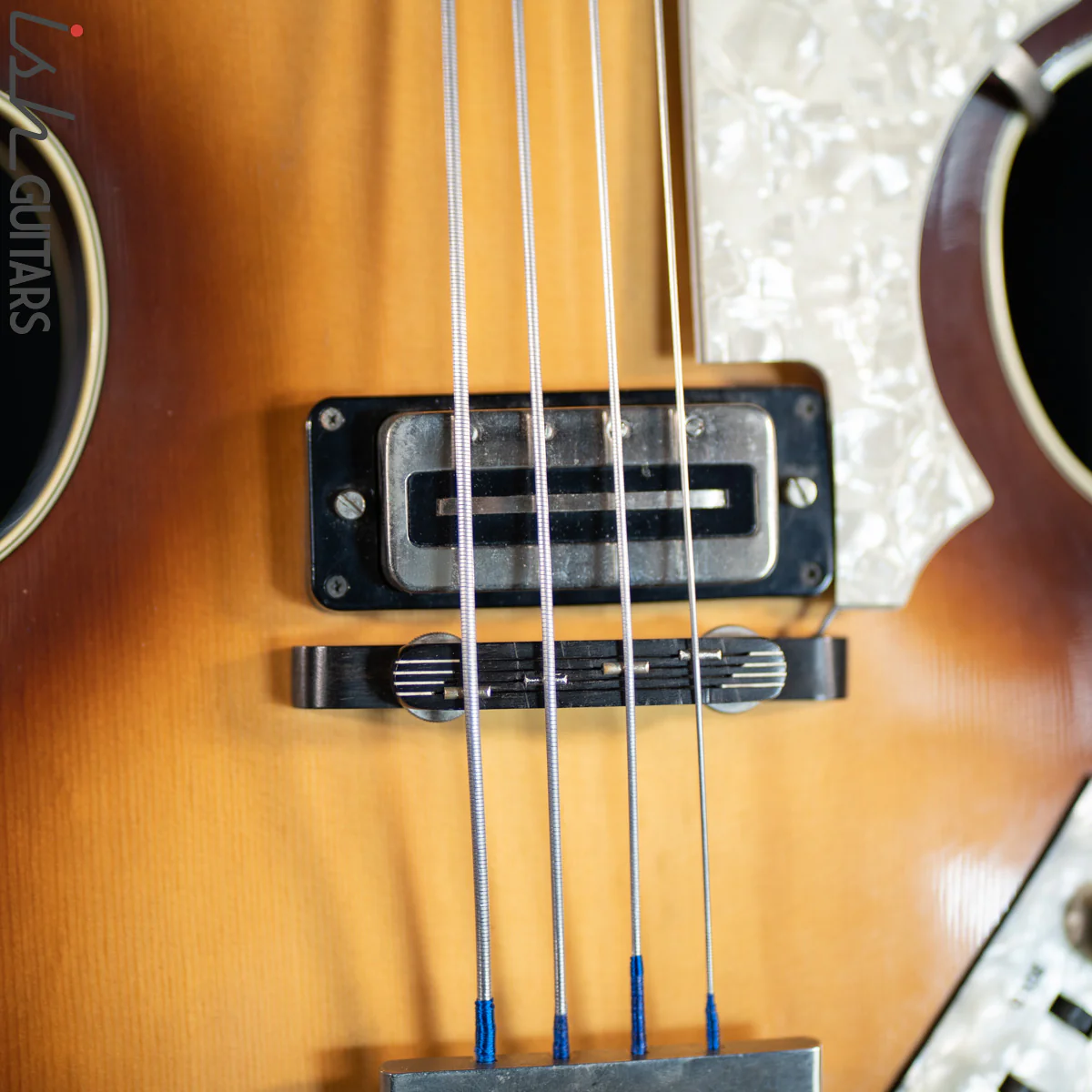 1984 Hofner 500/1 Violin Beatle Bass Sunburst PROJECT - Image 7