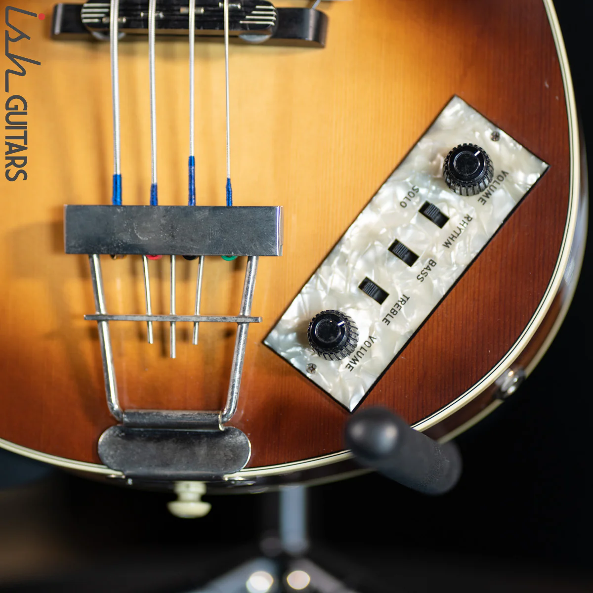 1984 Hofner 500/1 Violin Beatle Bass Sunburst PROJECT - Image 8