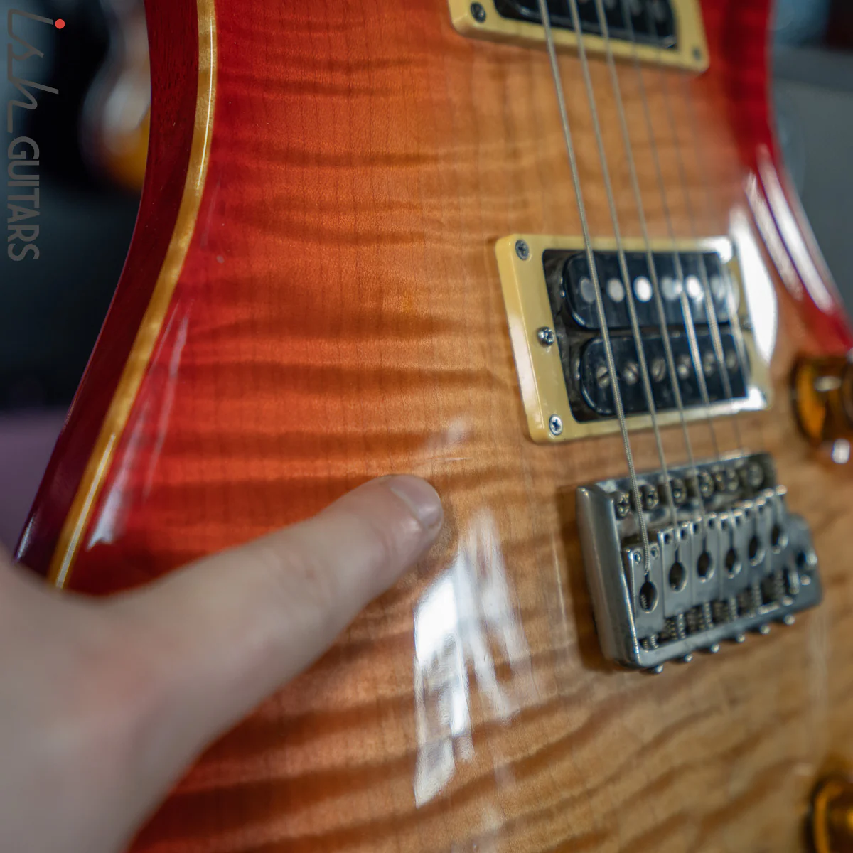 1985 PRS Custom 24 Cherry Burst 1 Piece #222 Ever Made - Image 17