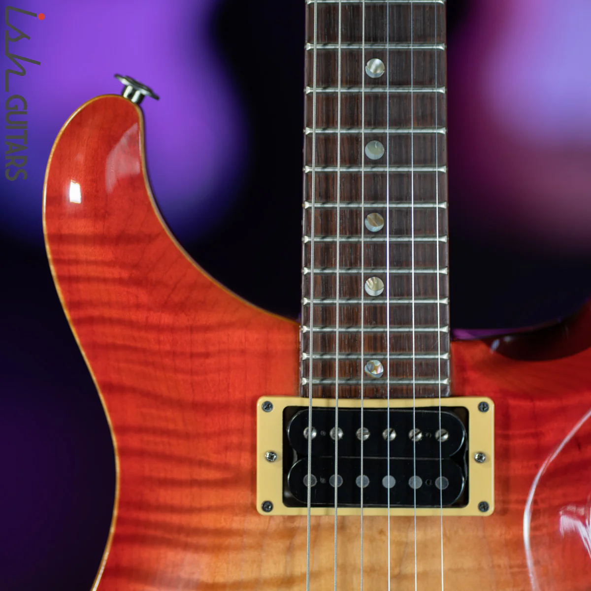 1985 PRS Custom 24 Cherry Burst 1 Piece #222 Ever Made - Image 3