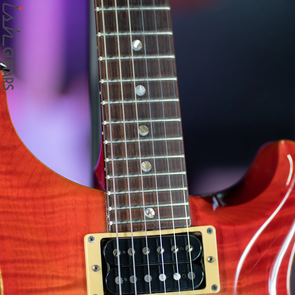 1985 PRS Custom 24 Cherry Burst 1 Piece #222 Ever Made - Image 6