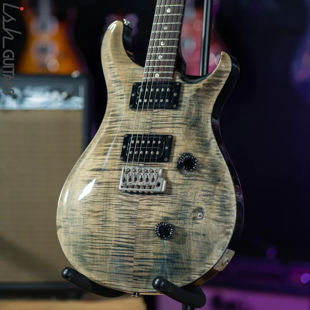1985 PRS Custom 24 Whale Blue Faded - Image 2