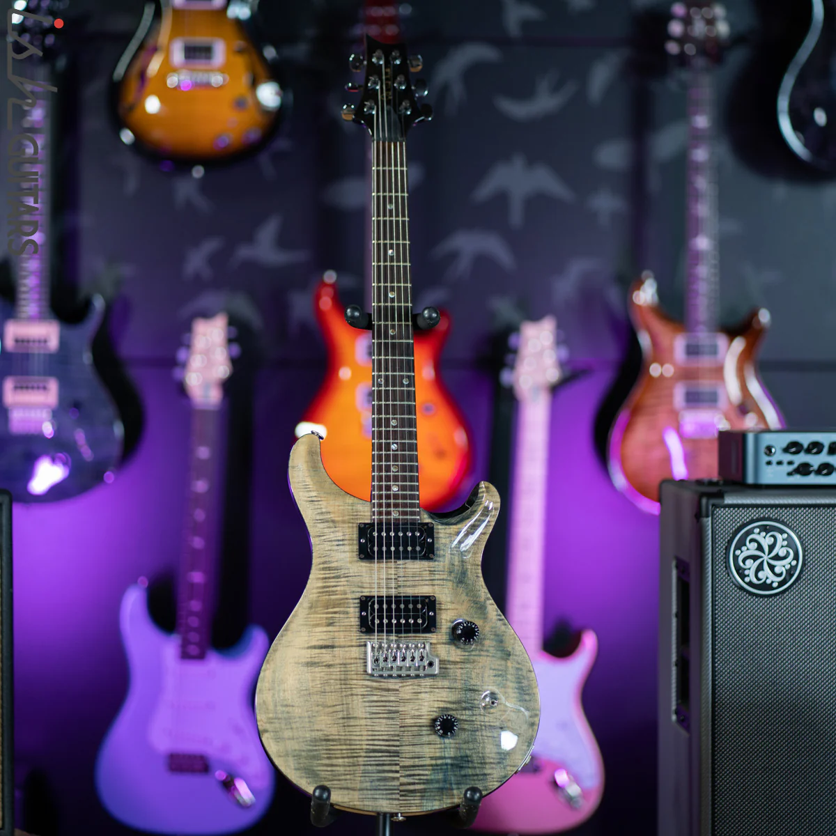 1985 PRS Custom 24 Whale Blue Faded - Image 3