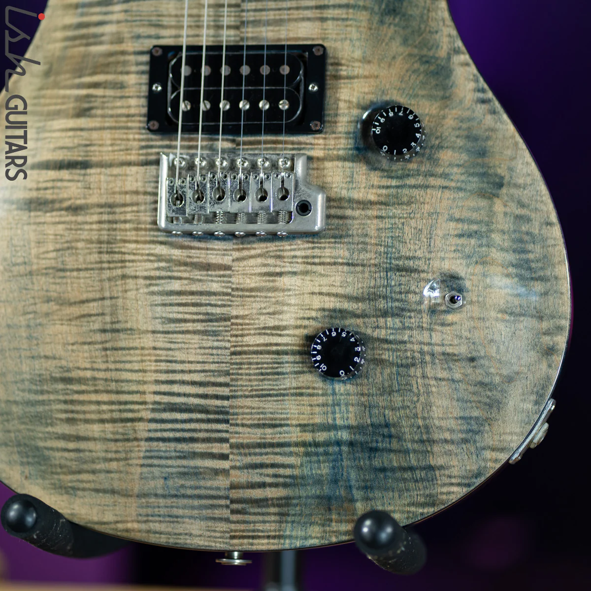 1985 PRS Custom 24 Whale Blue Faded - Image 5