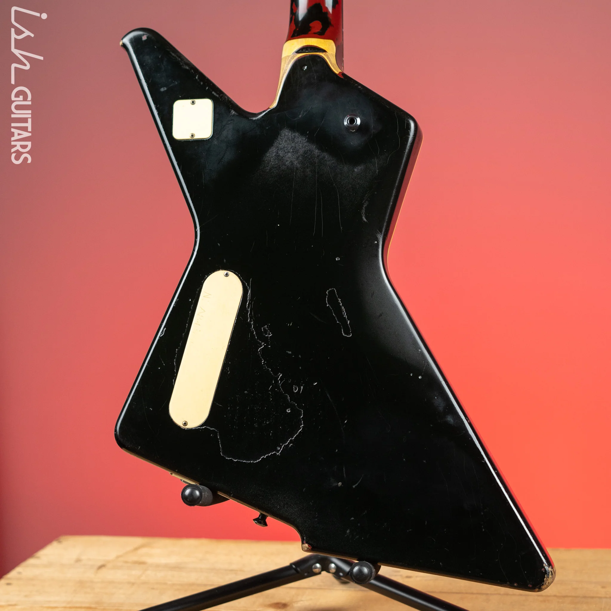 1986 Ibanez DT-500 Black - Signed & Owned/Stage Played by Karl Logan (Manowar) - Image 13