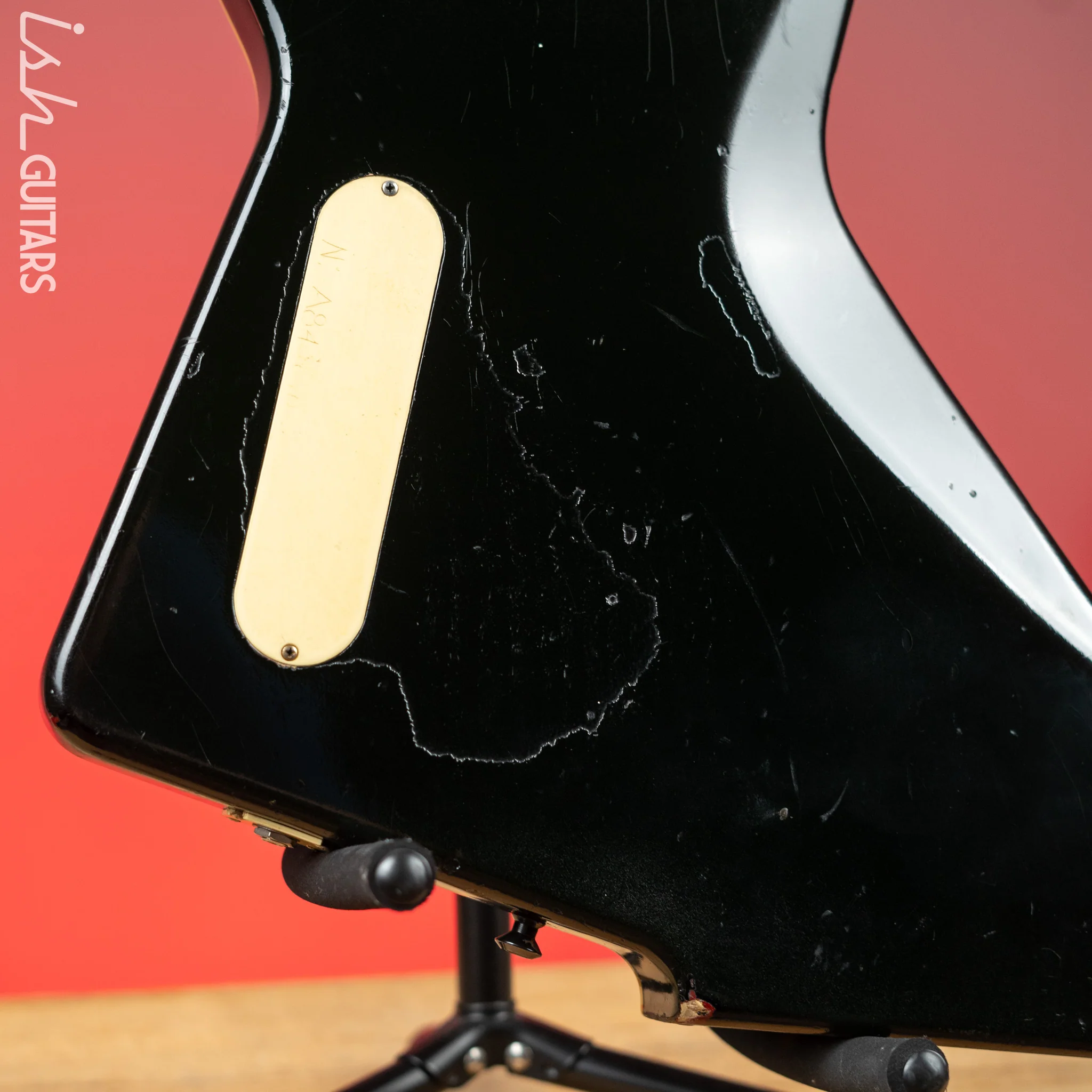 1986 Ibanez DT-500 Black - Signed & Owned/Stage Played by Karl Logan (Manowar) - Image 15