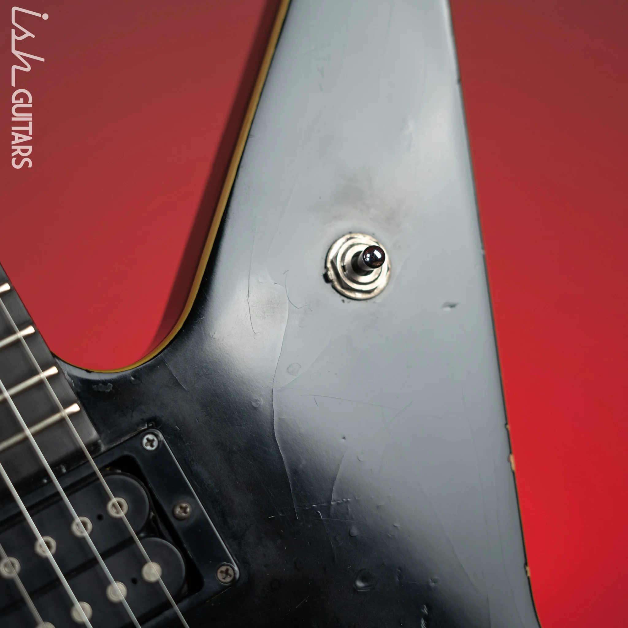 1986 Ibanez DT-500 Black - Signed & Owned/Stage Played by Karl Logan (Manowar) - Image 9