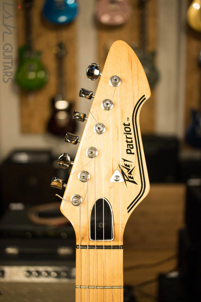 1986 Peavey Patriot Natural Ash USA Made Electric Guitar - Image 5