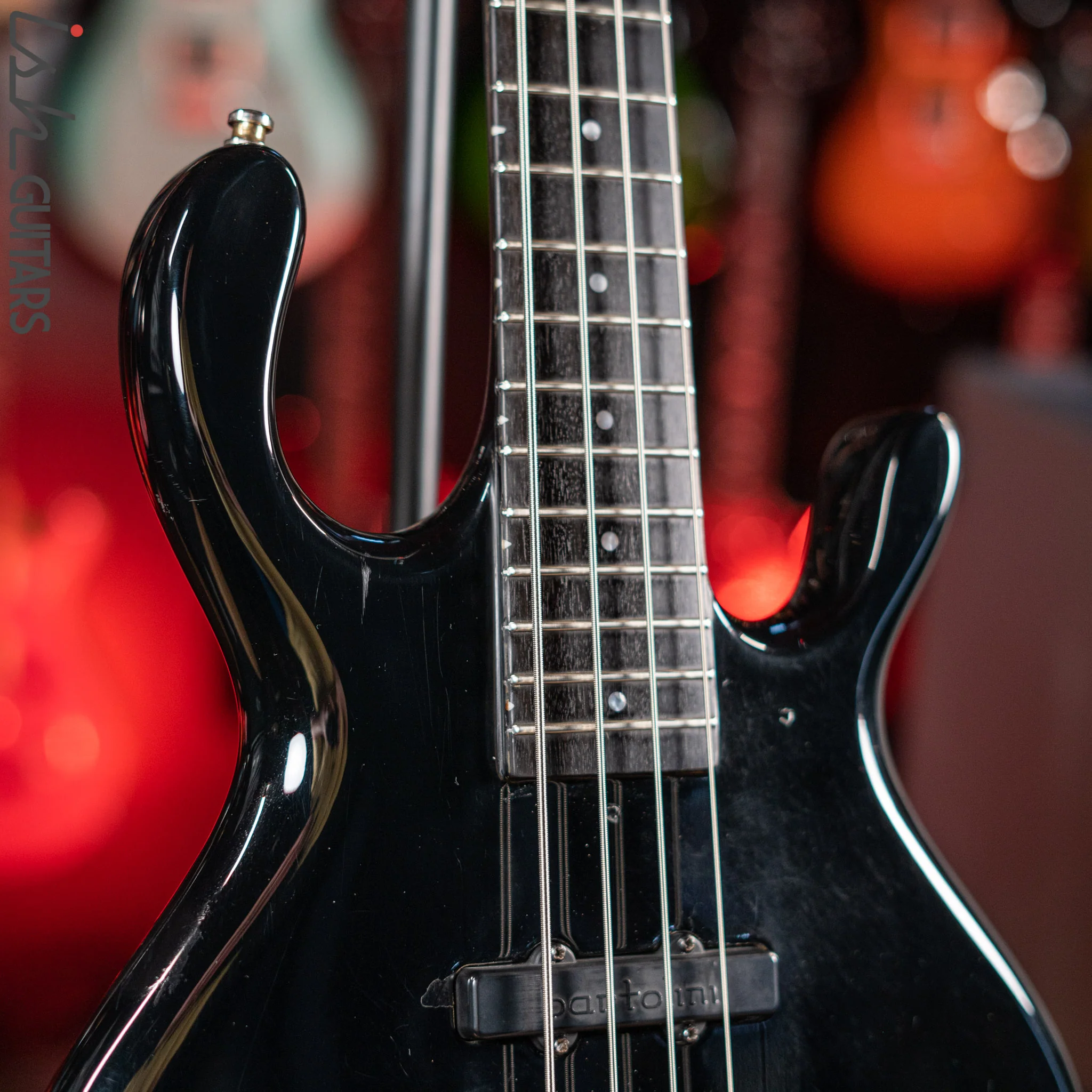 1986 Pedulla MVP Bass Black - Image 3