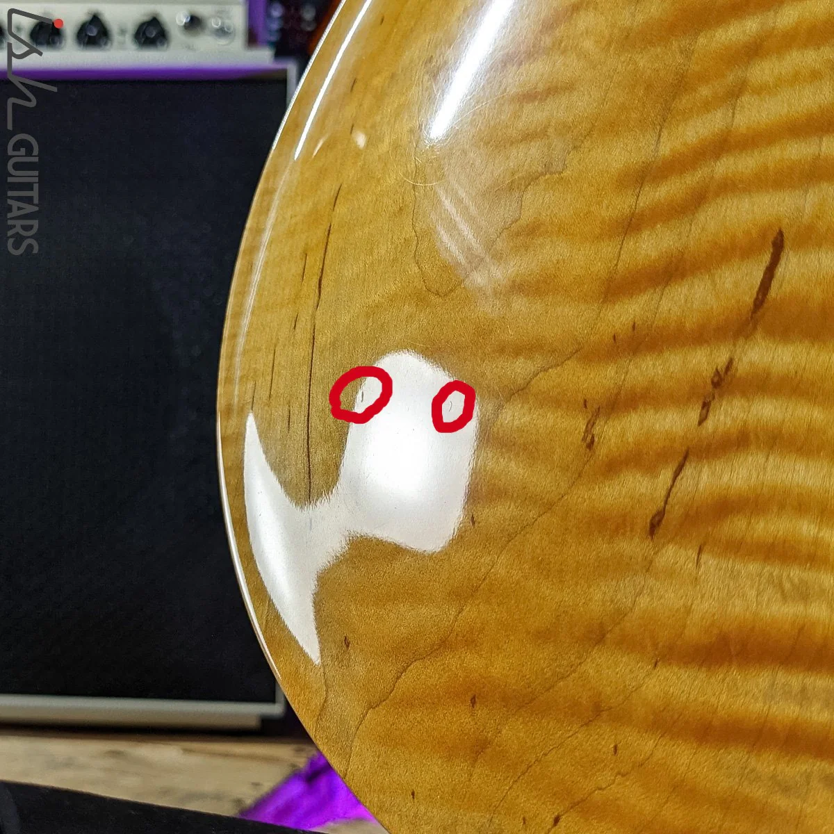 1986 PRS Custom 24 Amber #1625 - Image 19