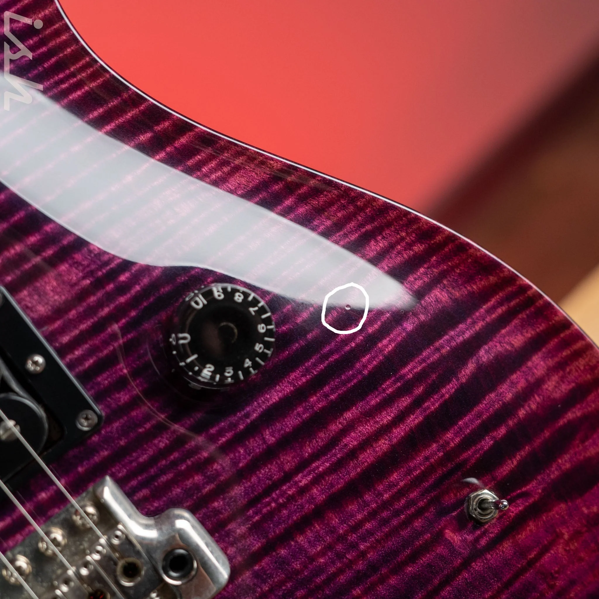 1986 PRS Custom 24 Signature Series #8 Violet - Image 8