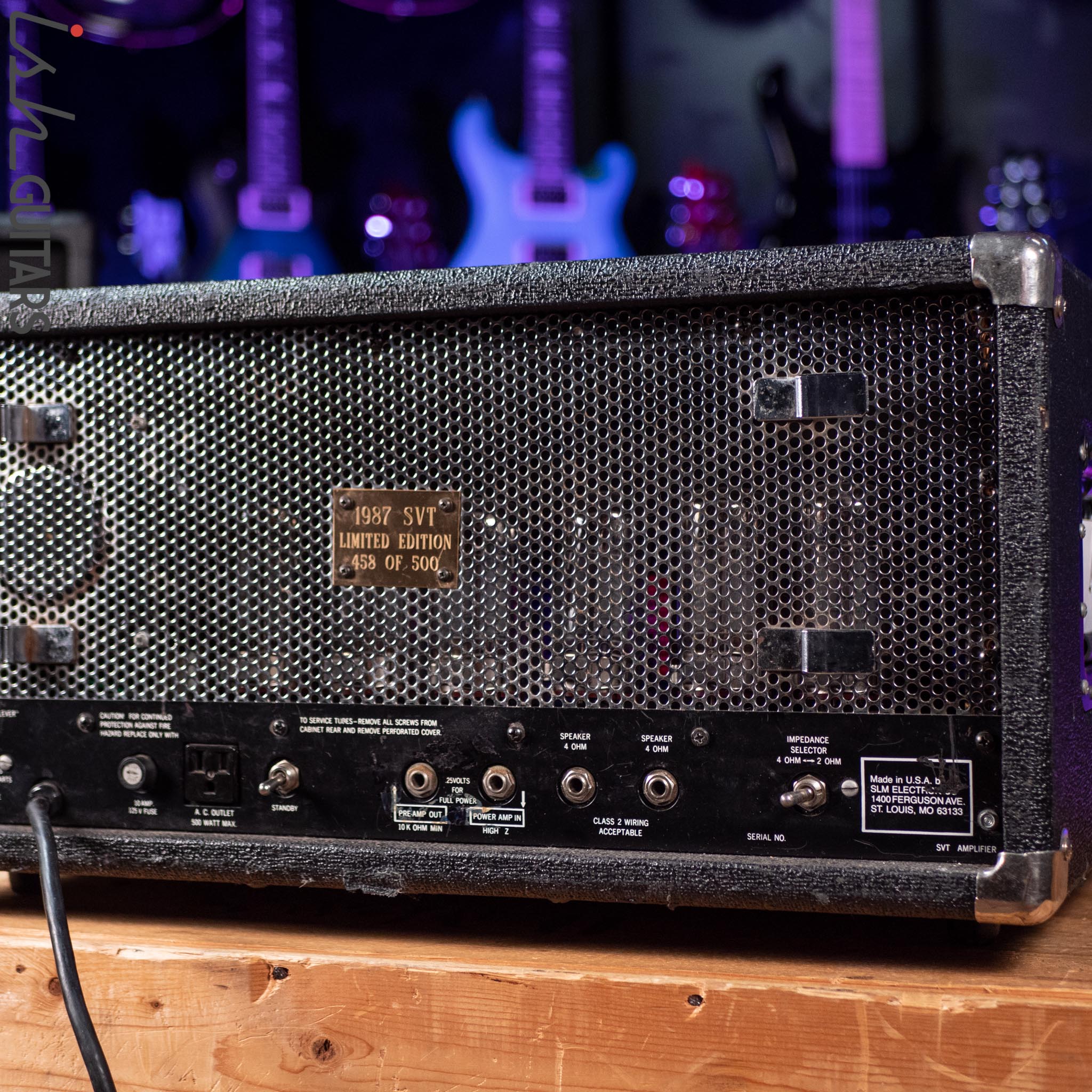 1987 Ampeg SVT Limited Edition Bass Amp Head 458 of 500 - Image 7