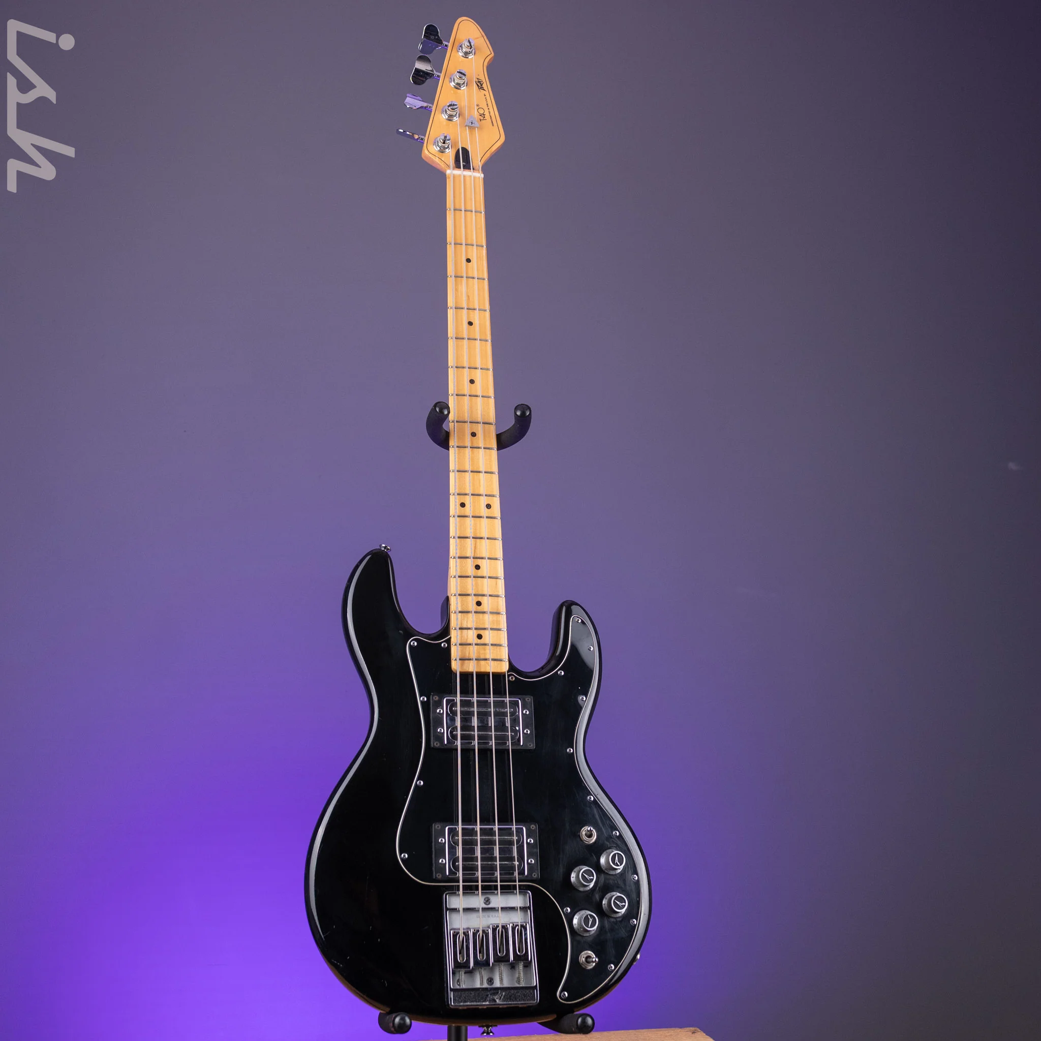 1987 Peavey T-40 Bass Guitar Black *As-Is* - Image 2