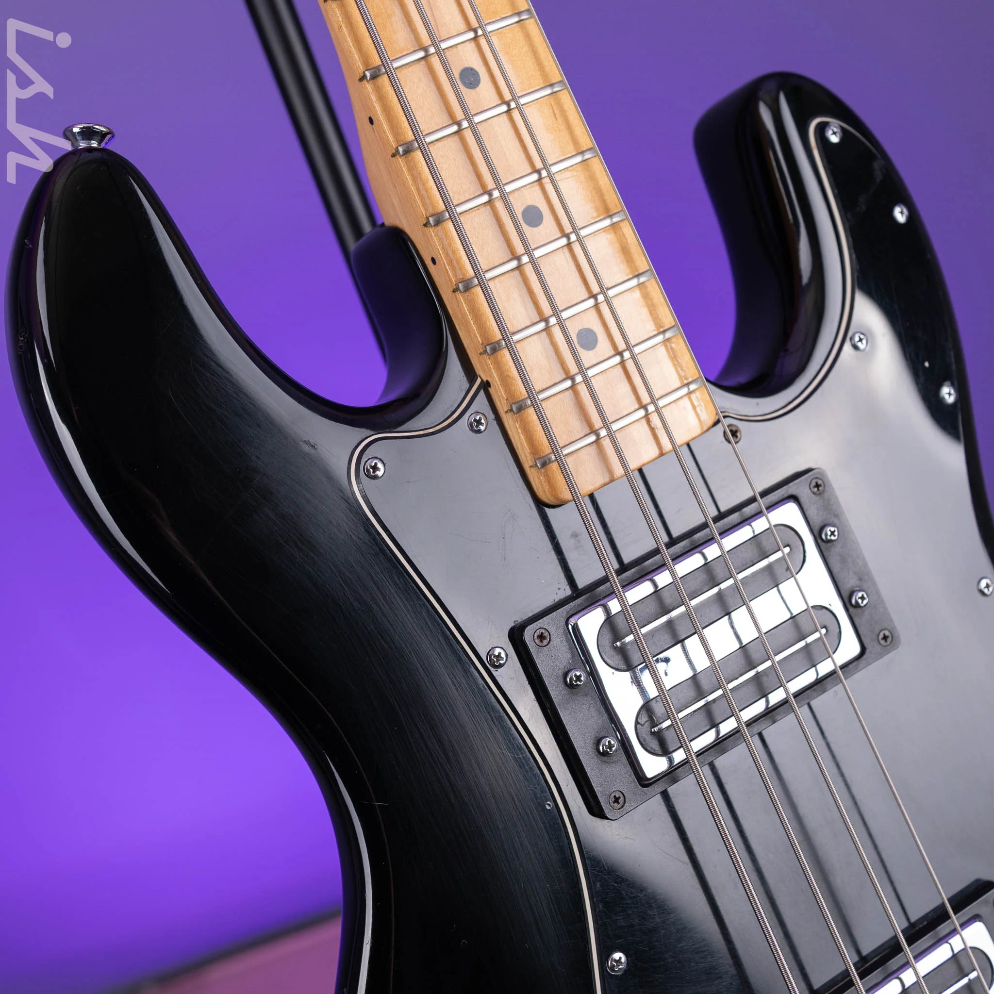 1987 Peavey T-40 Bass Guitar Black *As-Is* - Image 6