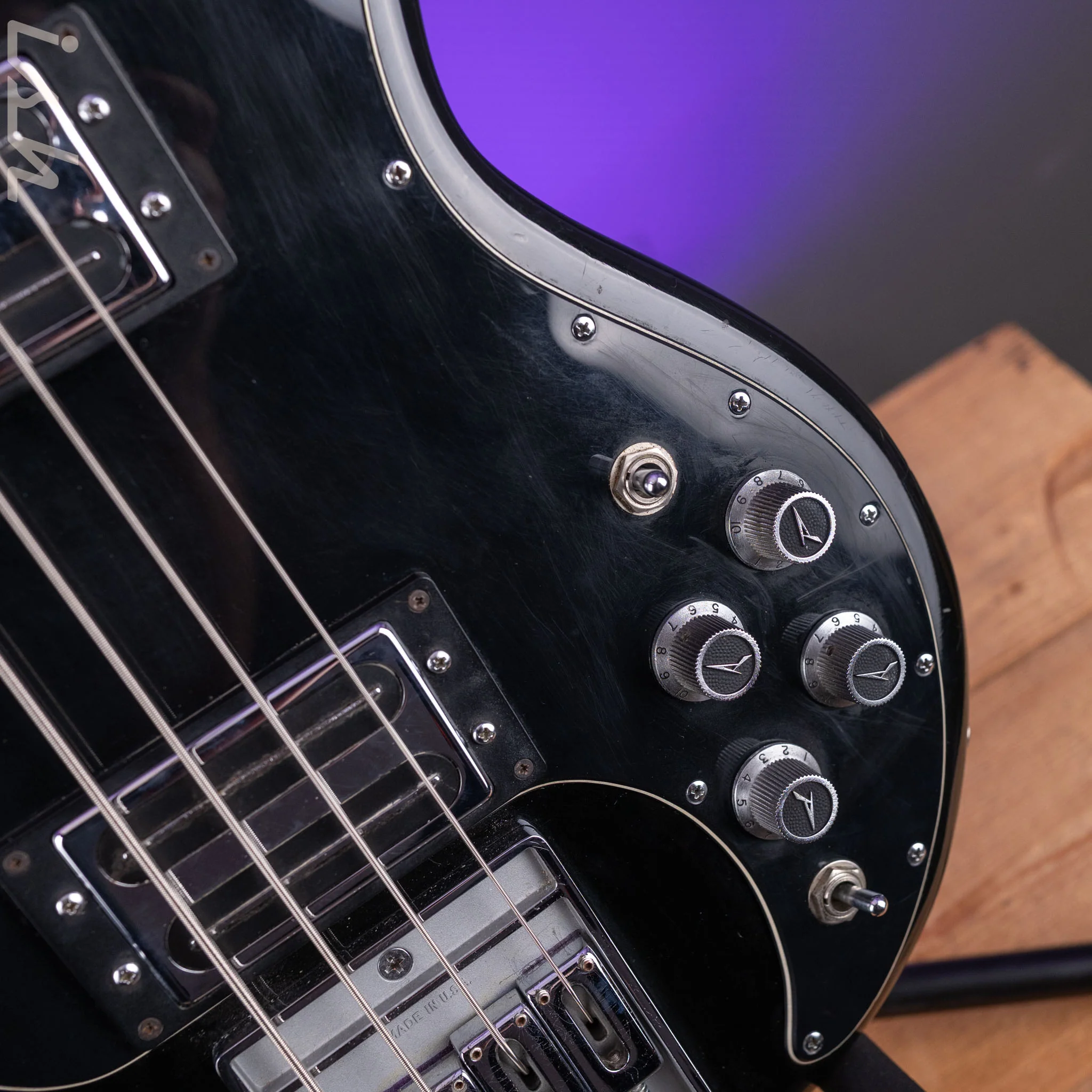 1987 Peavey T-40 Bass Guitar Black *As-Is* - Image 7