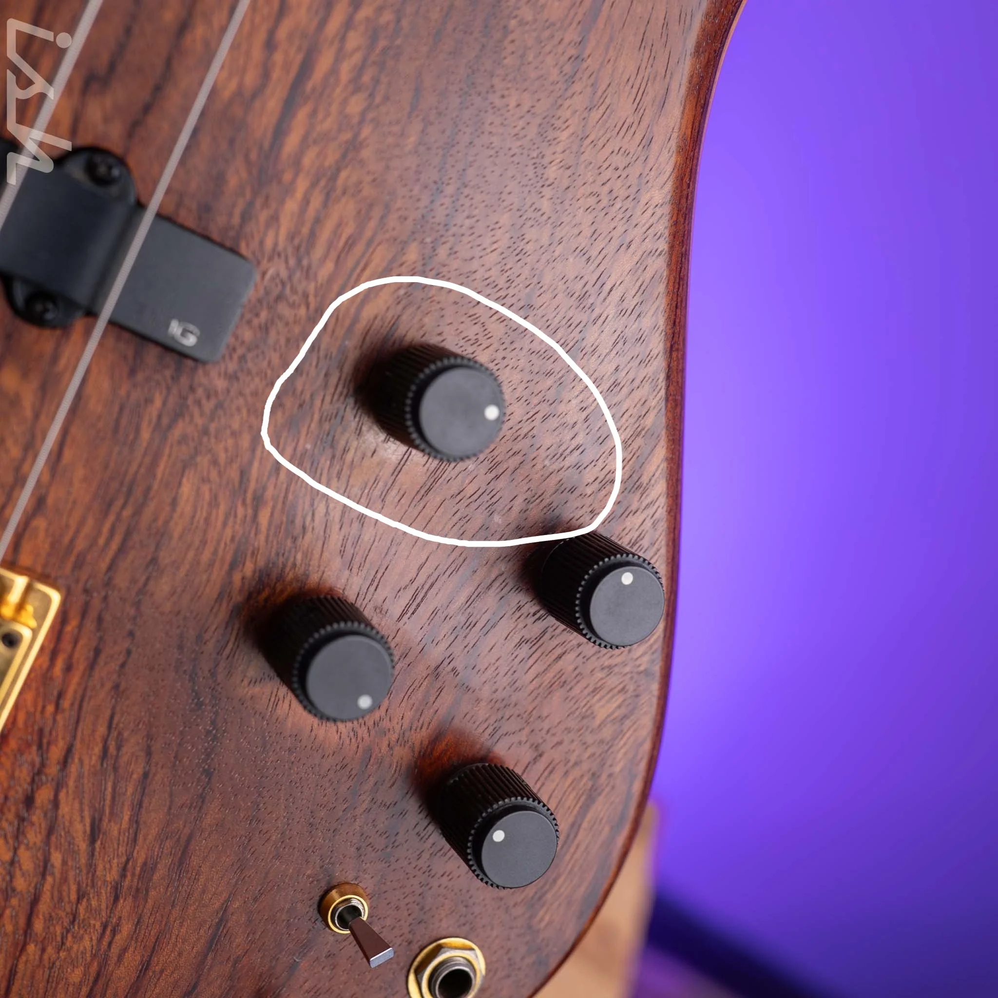 1988 Fodera Emperor 4-String Bass Bubinga Vintage Natural - Image 7