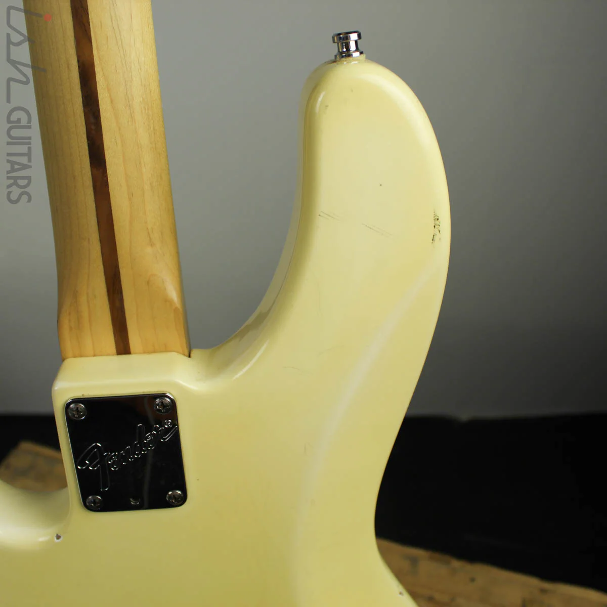 1989 Fender Jazz Bass Olympic White - Image 8