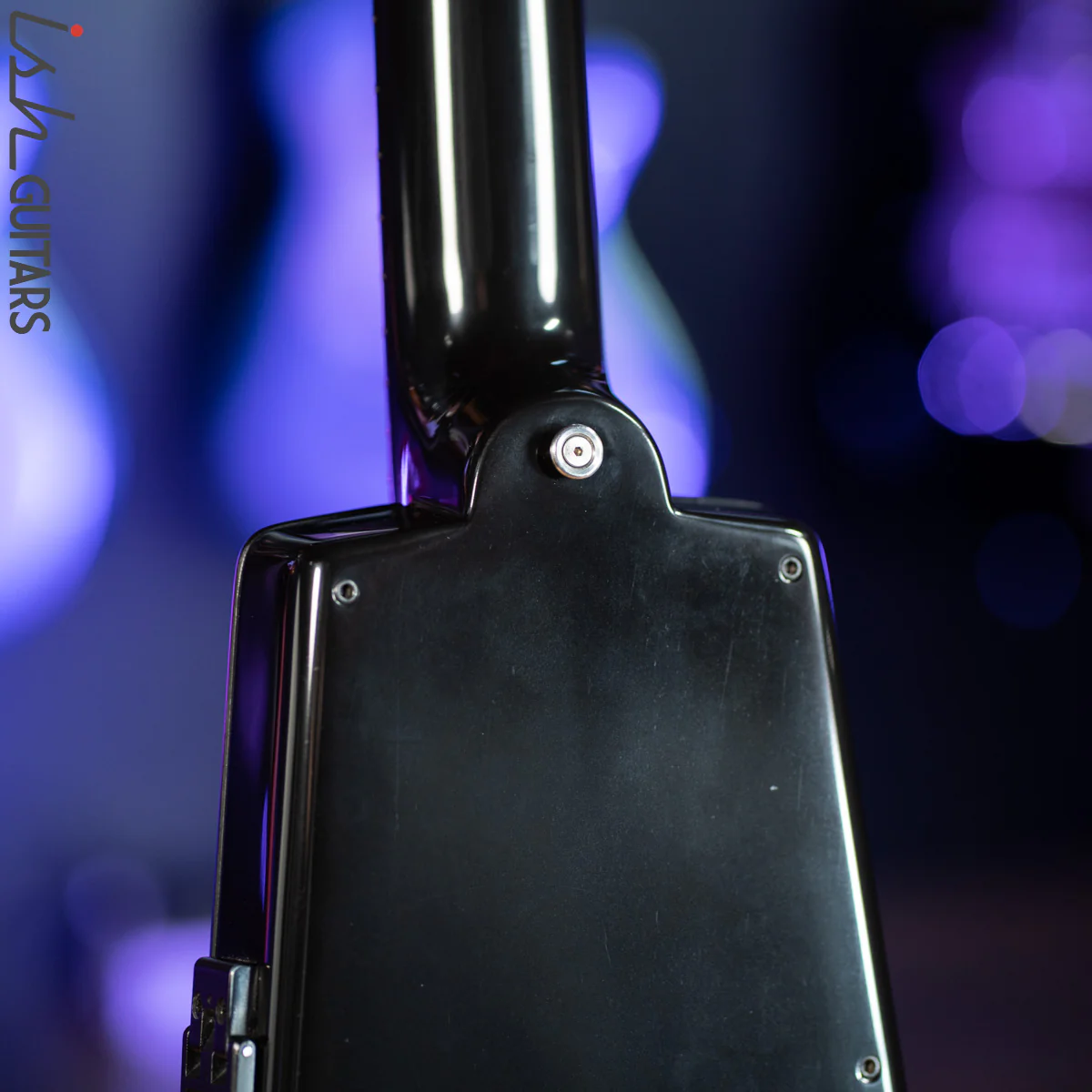 1989 Steinberger GL2T Trans Trem Guitar Black - Image 9