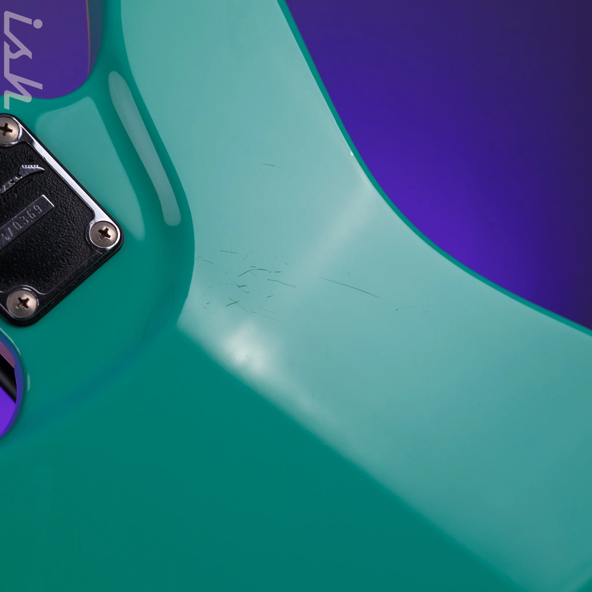 1990 Charvel Surfcaster 4 Turquoise - Image 17