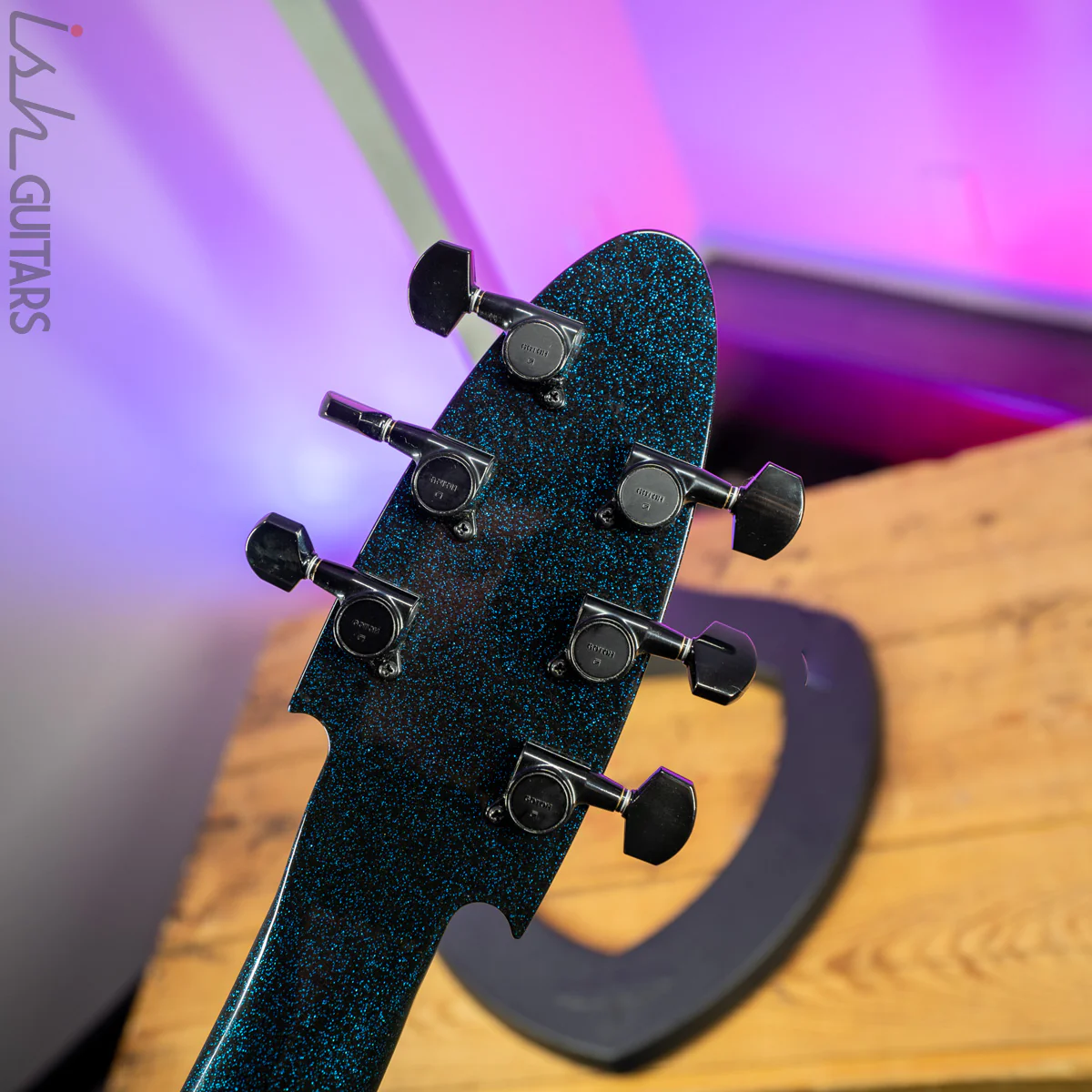 1990's Jackson Roswell Rhoads Pro Blue Sparkle MIJ - Image 14
